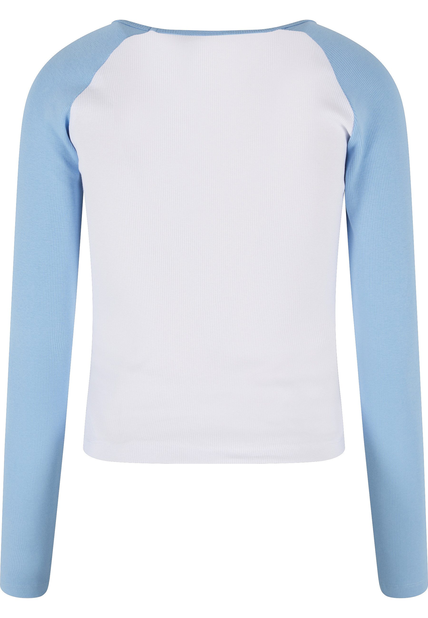 Karl Kani T-Shirt Karl Kani Damen KW241-043-2 Karl Kani Varsity Crop Block Rib Ls (1-tlg)