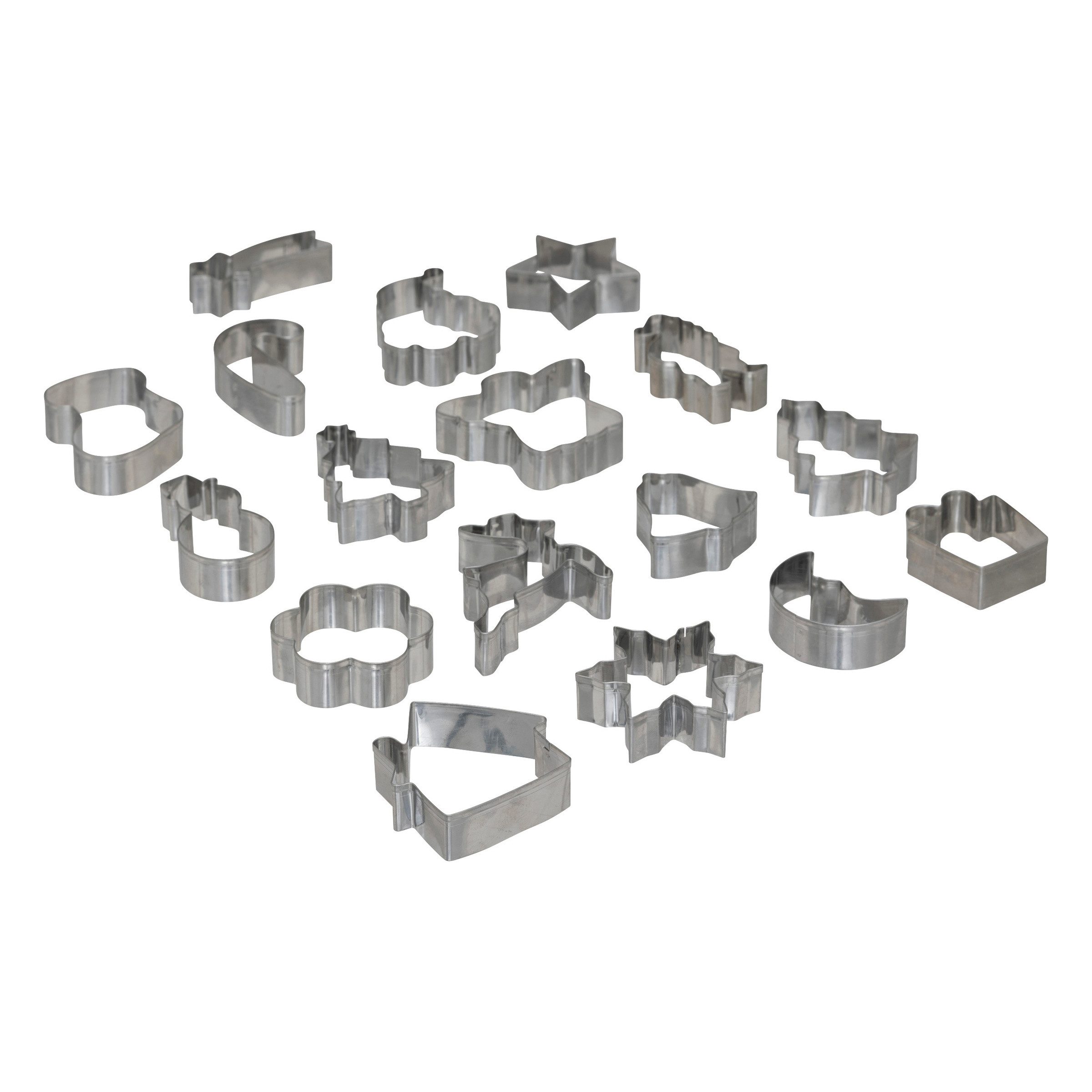 5five Simply Smart Ausstechform Weihnachtsausstechformen, 18er-Set, Edelstahl, (Set)