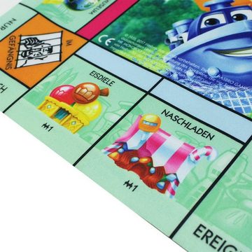 Hasbro Spielmatte Hasbro-Monopoly-XL-Spielmatte (Set, Spielfiguren Figurenkarten Ereigniskarten), Spielmatte Gesellschaftsspiel