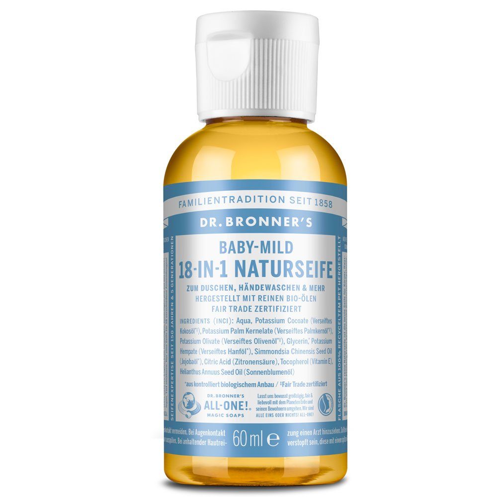 Dr. Bronners Handseife -IN- Naturseife Baby Mild, 60 ml