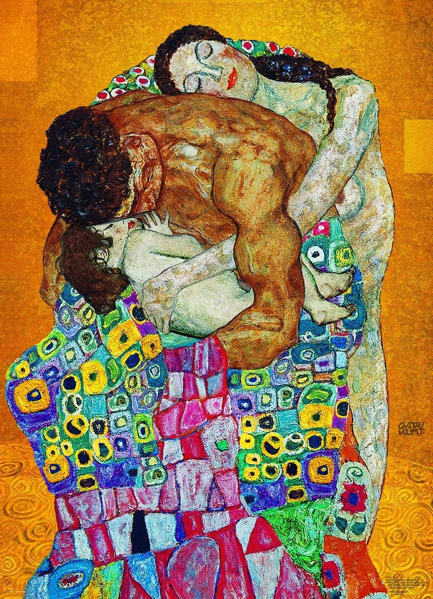 Puzzle 1000 Teile Puzzle - Puzzle - Gustav Klimt - Die Familie, Puzzleteile günstig online kaufen