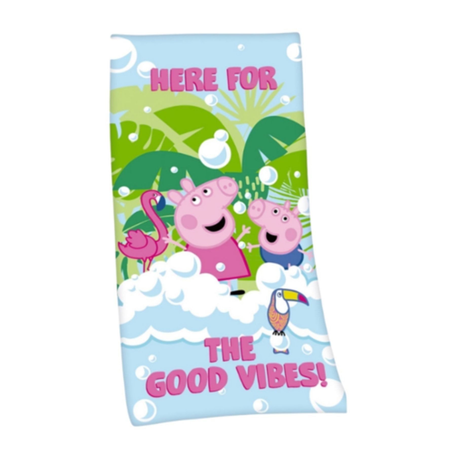 Peppa Pig Strandtuch Handtuch Badehandtuch 70x140 cm aus Mikrofaser, (1-St)