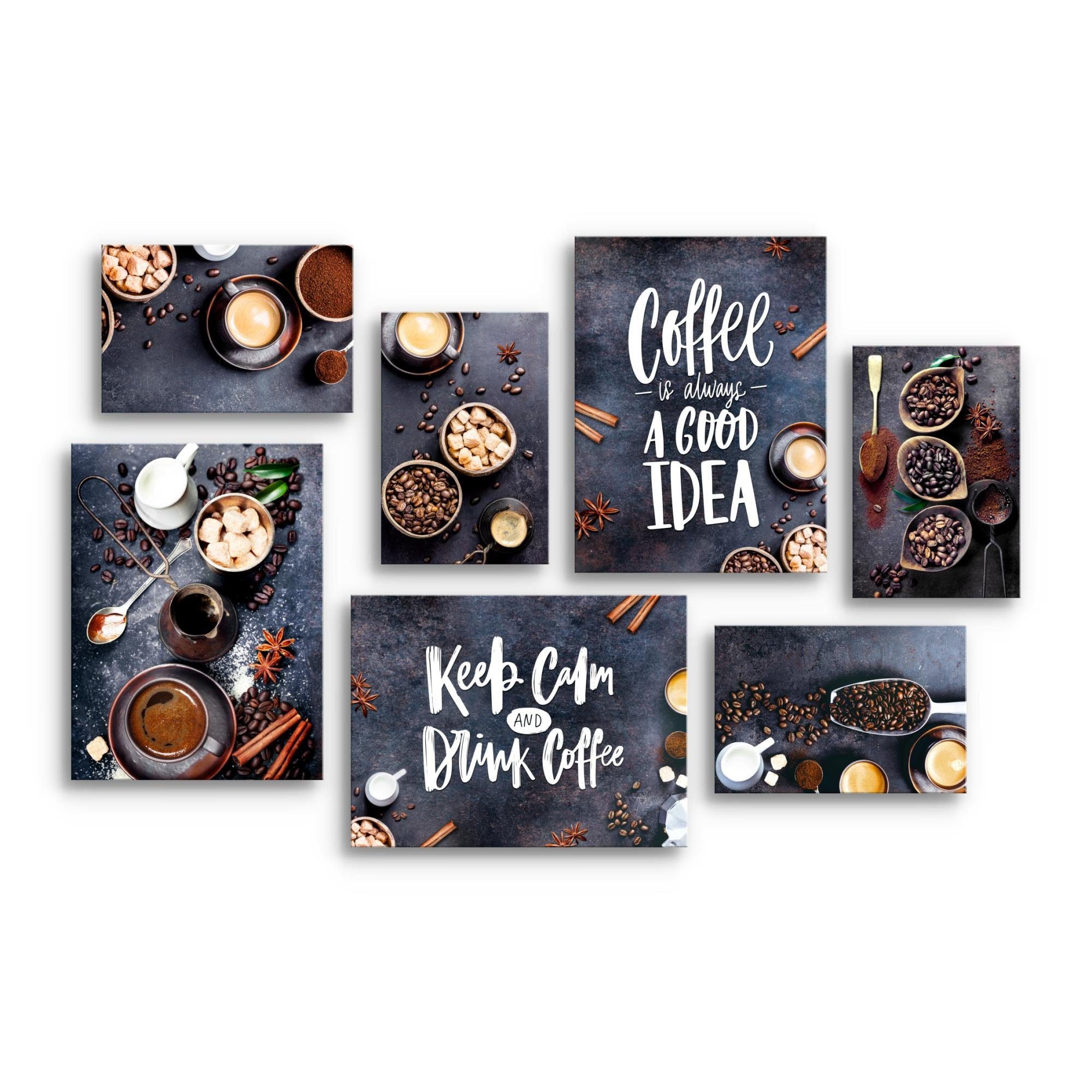 Novart Wandbild Wandbilder Küche Kaffee - günstig online kaufen