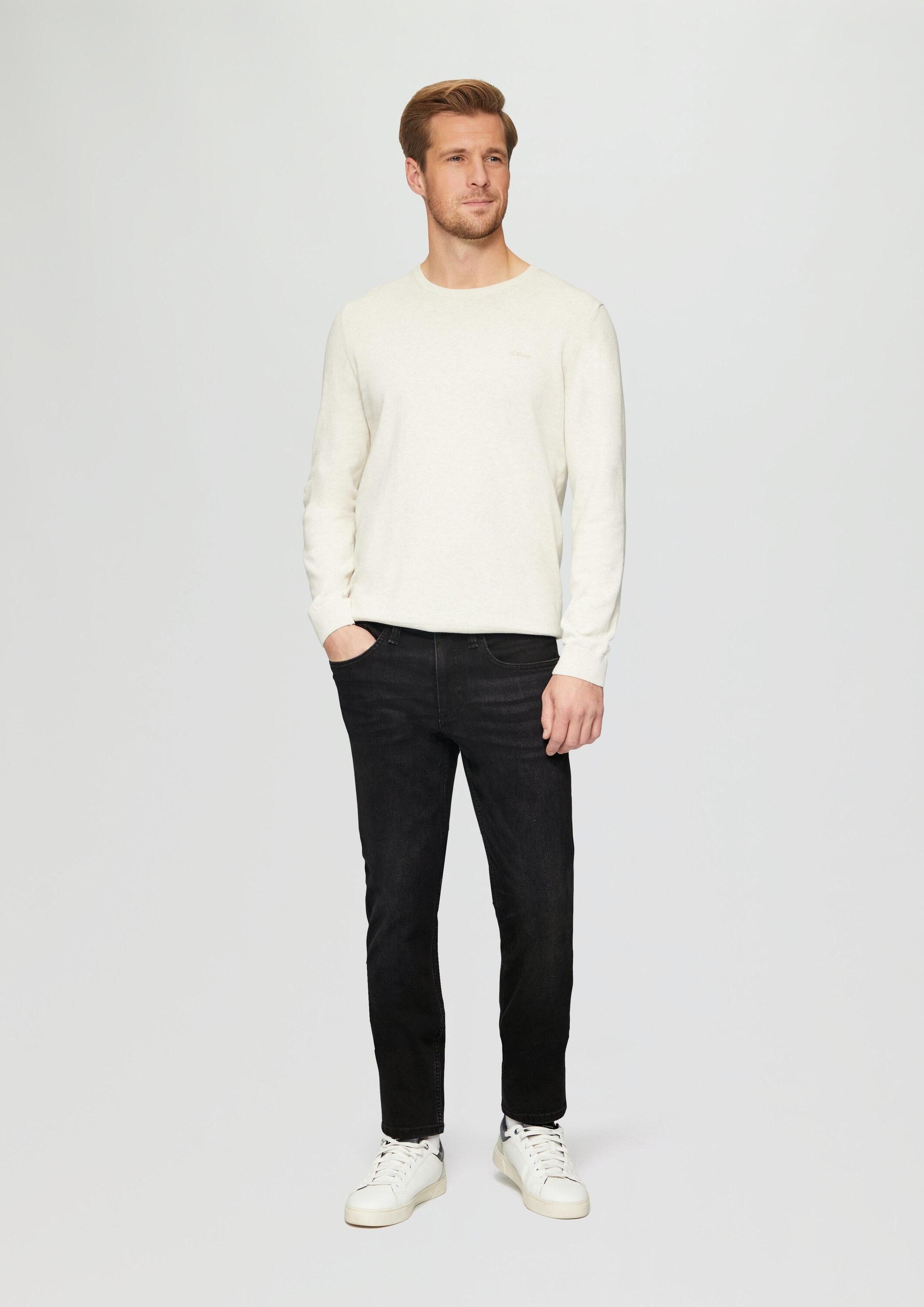 s.Oliver Slim-fit-Jeans Jeans-Hose NELIO Jeans Nelio / Slim Fit / Mid Rise / Slim Leg / Label Patch