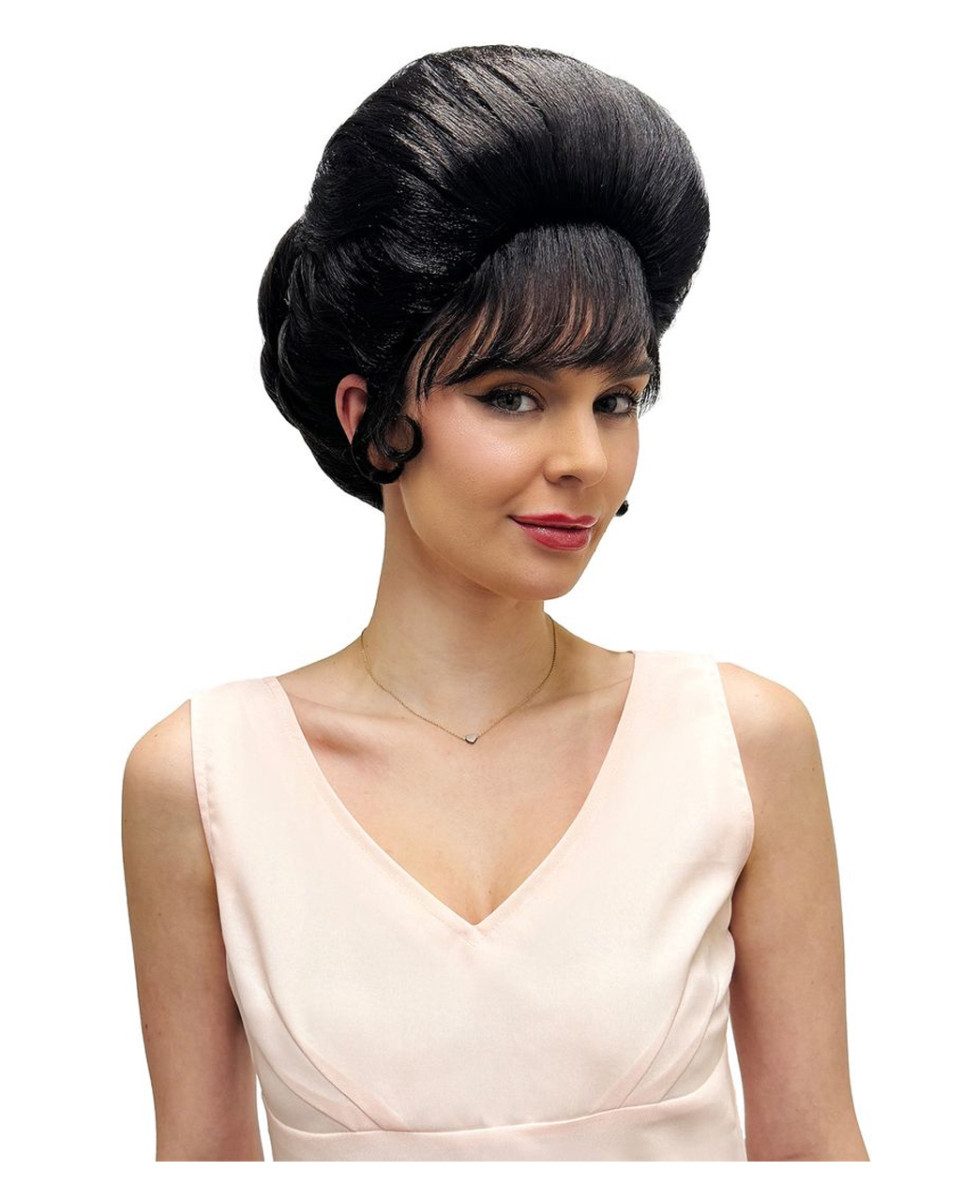 Horror-Shop Kostüm-Perücke Retro Beehive Perücke der 50er & 60er Jahre