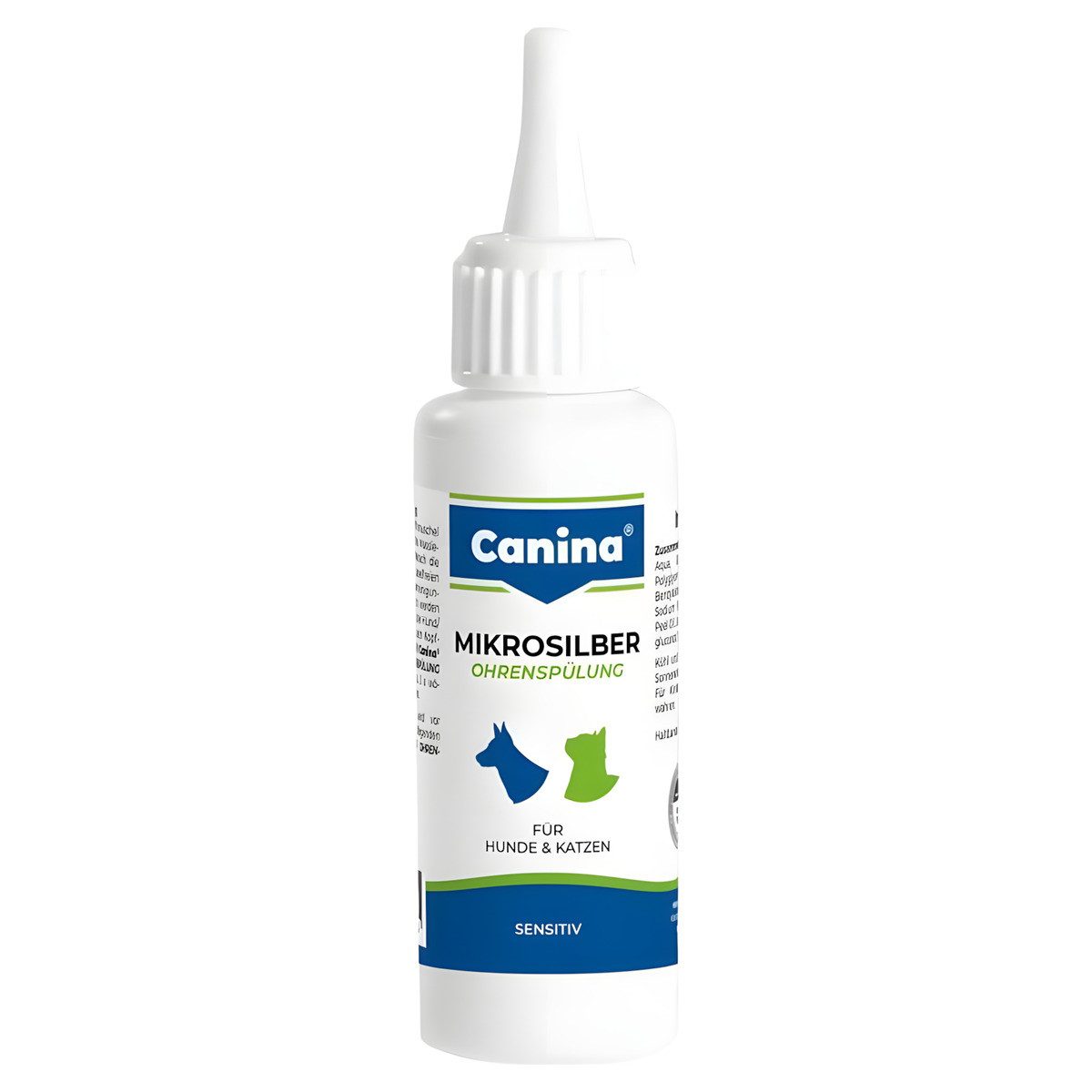 Canina Ohrenreiniger Mikrosilber Ohrenspülung für Hunde 100 ml