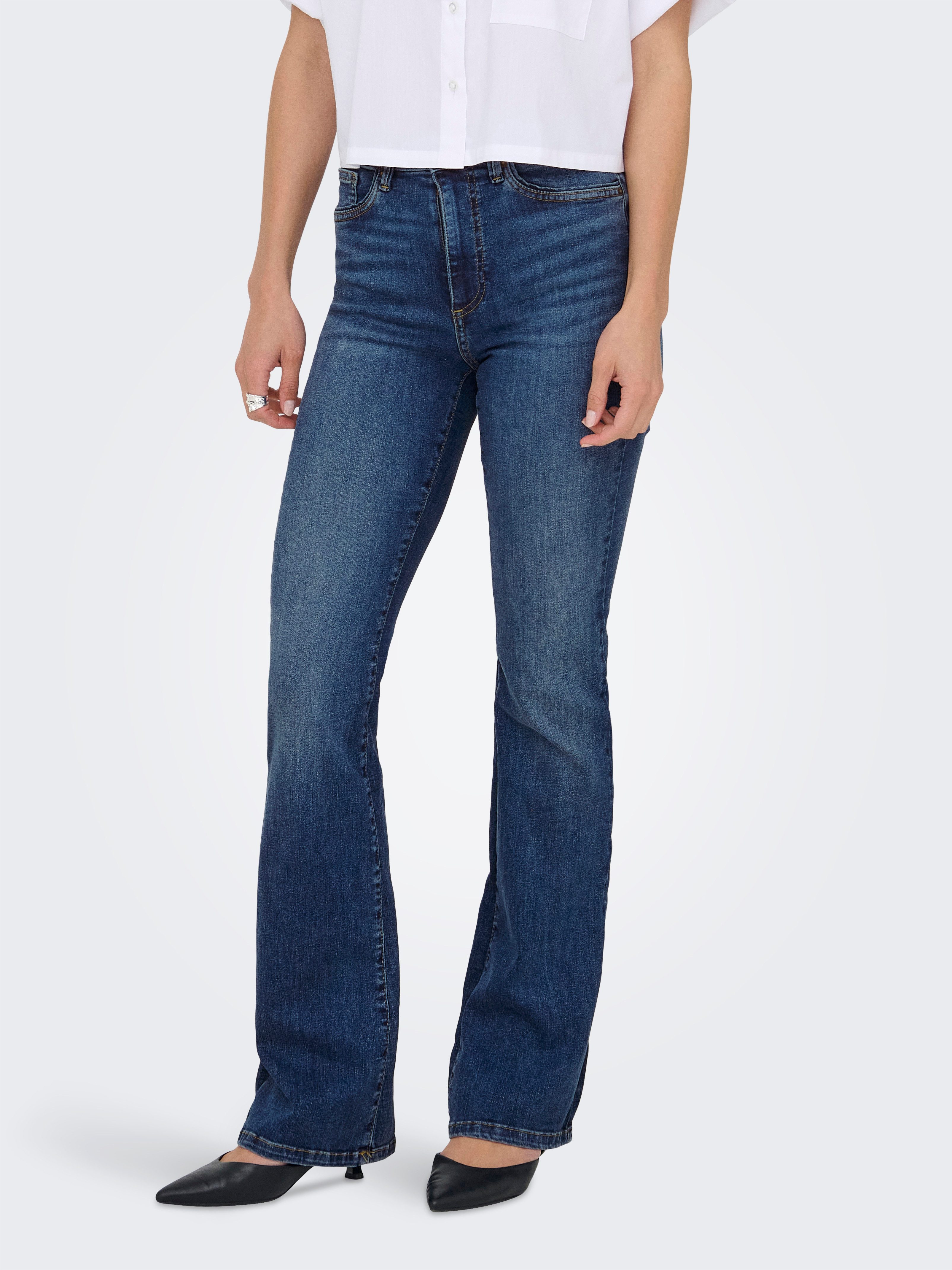 ONLY Bootcut-Jeans ONLWAUW HW FLARED DNM TAI540 günstig online kaufen