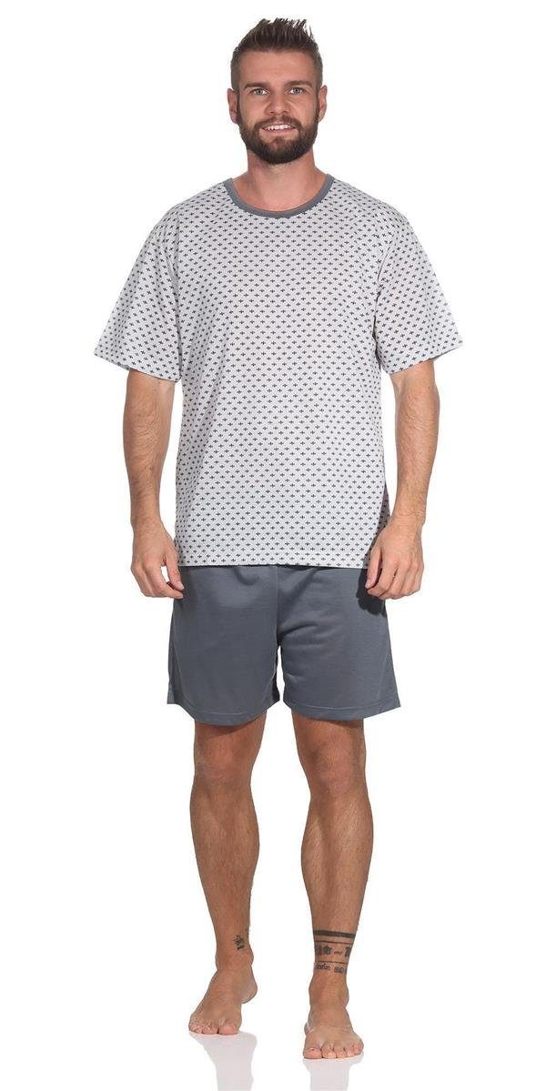 Capri-Pyjama Herren Pyjama Short und Tshirt Schlafanzug Nachthemd, M L XL 2XL