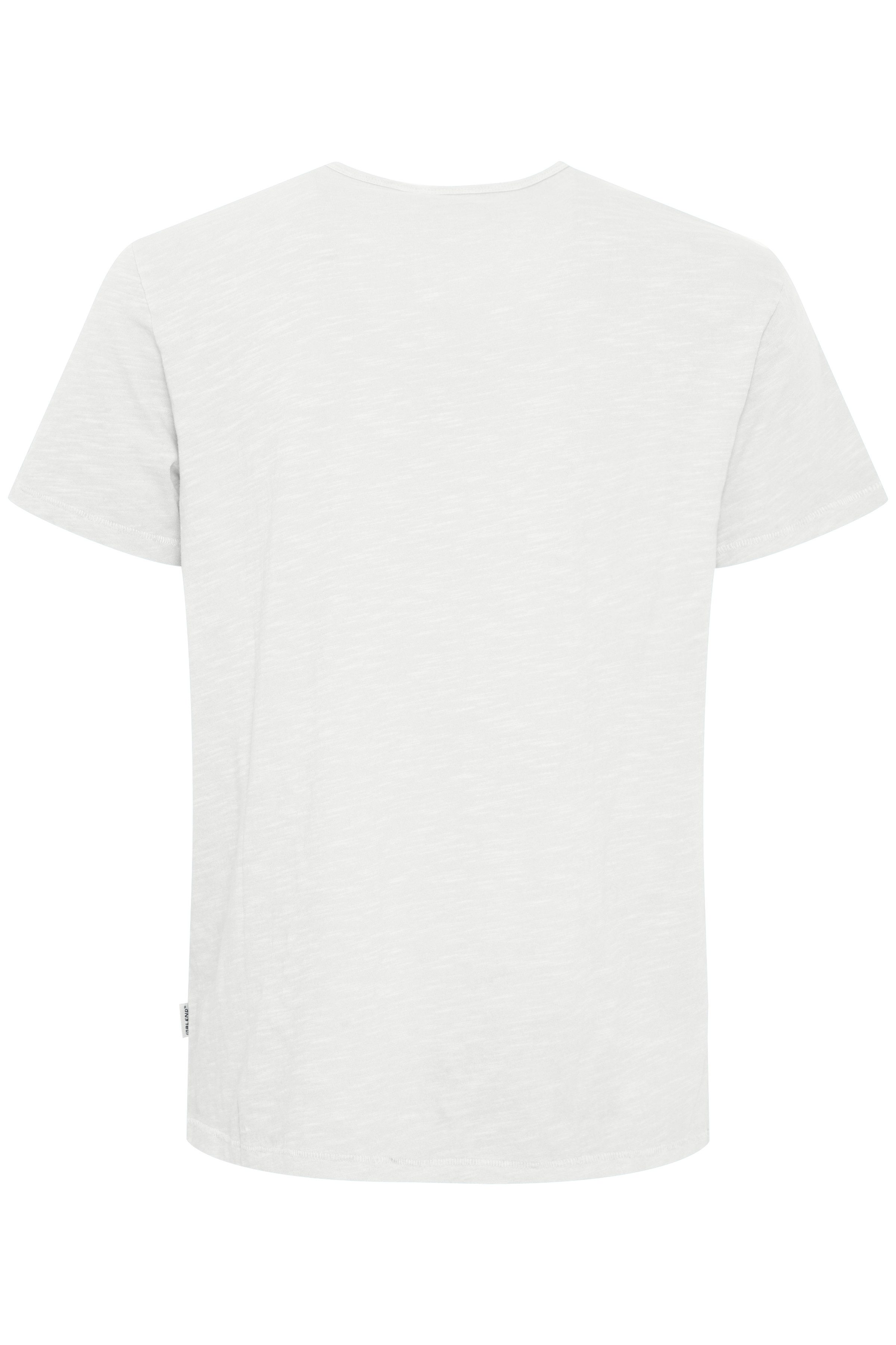 Blend T-Shirt BHAshton split neck tee mit Deko-Knopfdetail am Ausschnitt