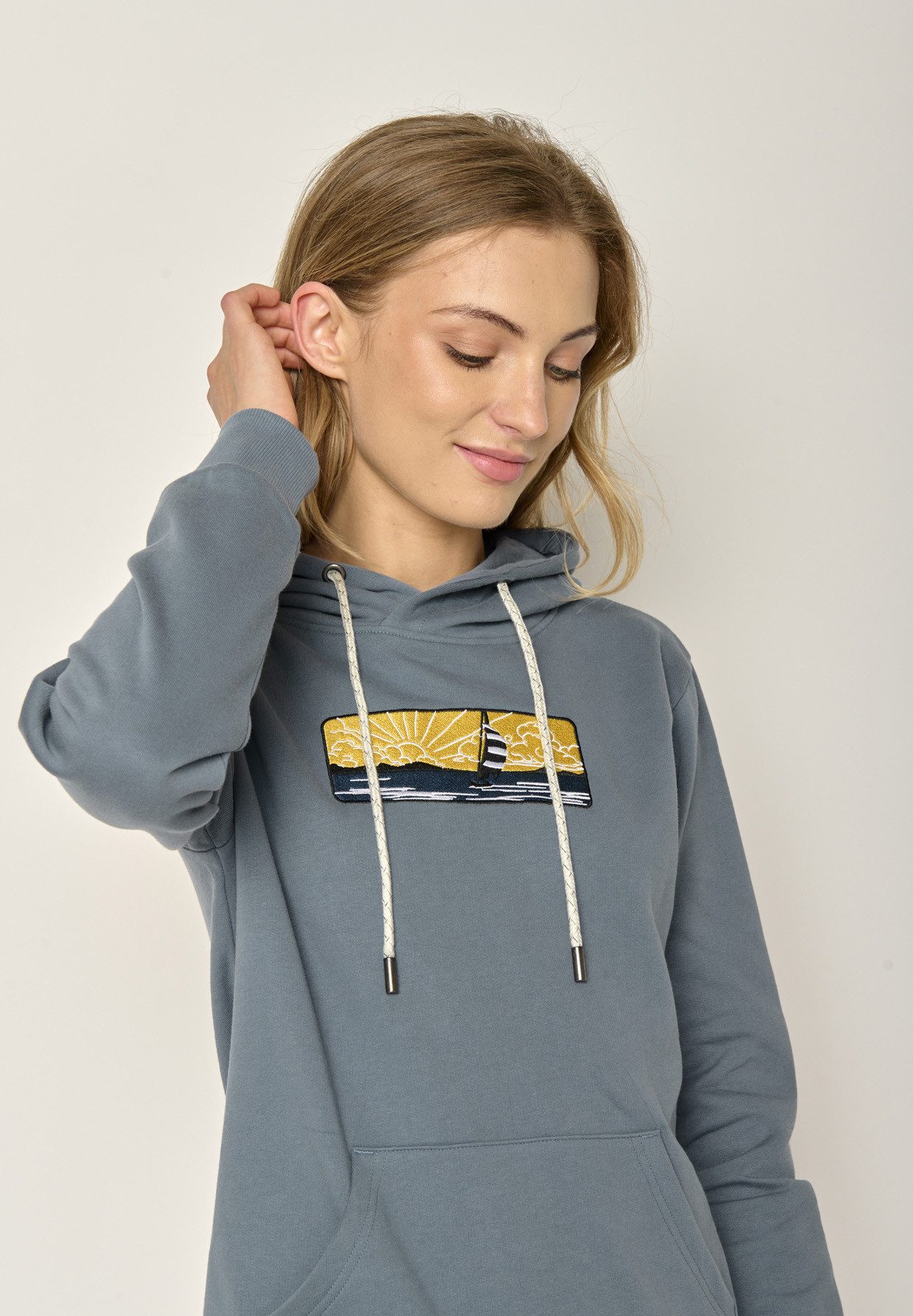 GreenBomb Hoodie Nature Sunset Sail