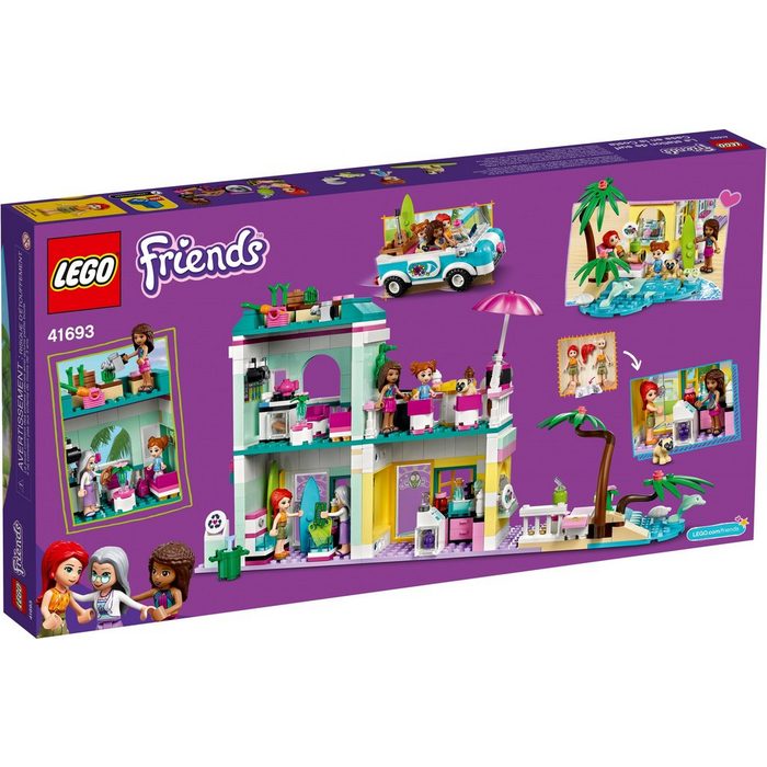 LEGO® Konstruktionsspielsteine LEGO® Friends - Surfer-Strandhaus (Set 685 St)