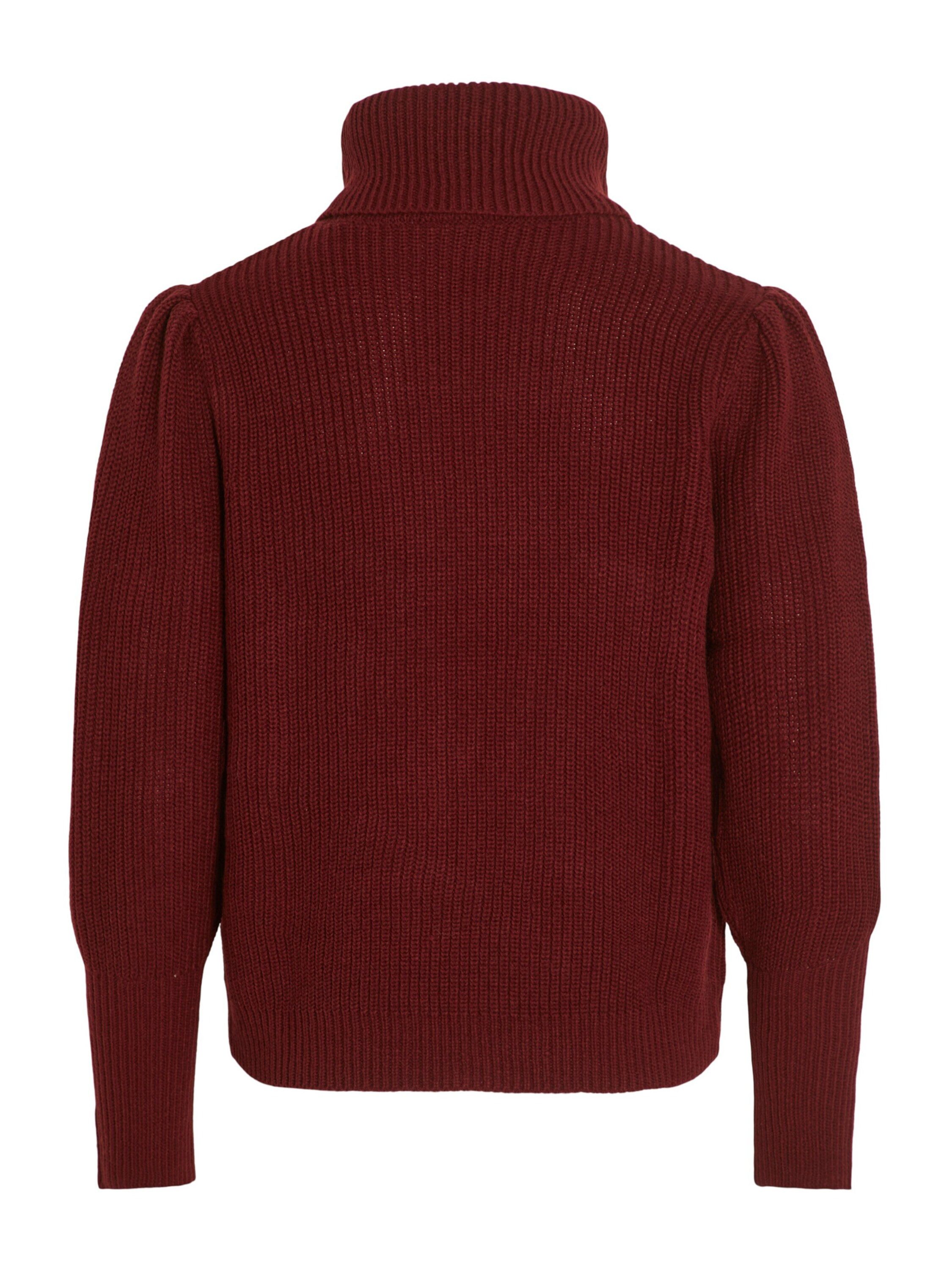 Vila Rollkragenpullover VILOU (1-tlg) Drapiert/gerafft