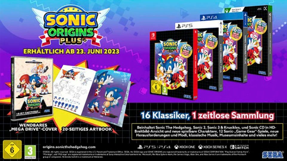 Atlus Sonic Series Plus Edition X One, Limited Origins Xbox Xbox