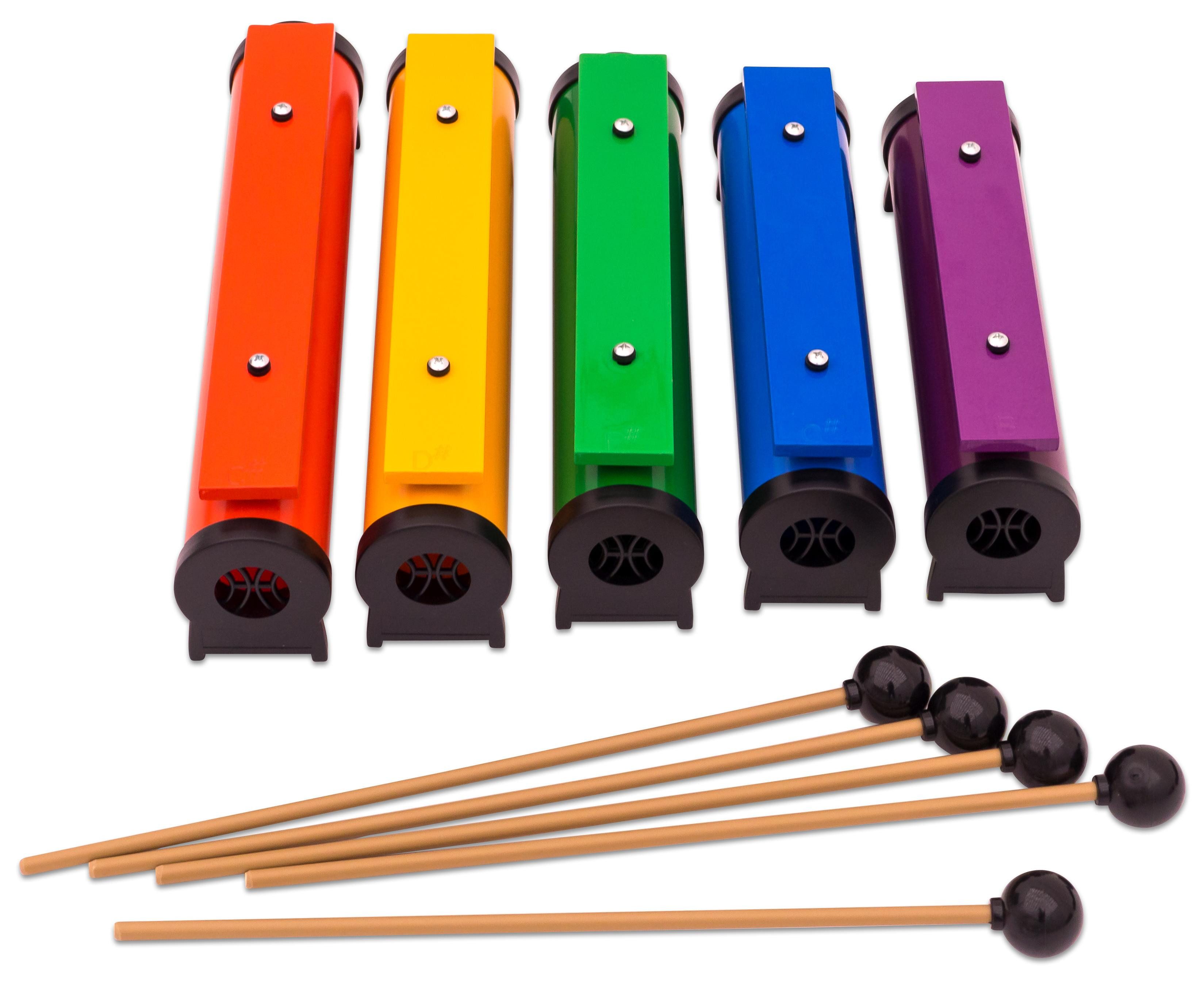 Betzold Klangröhren Farbige Round-Sound Tubes