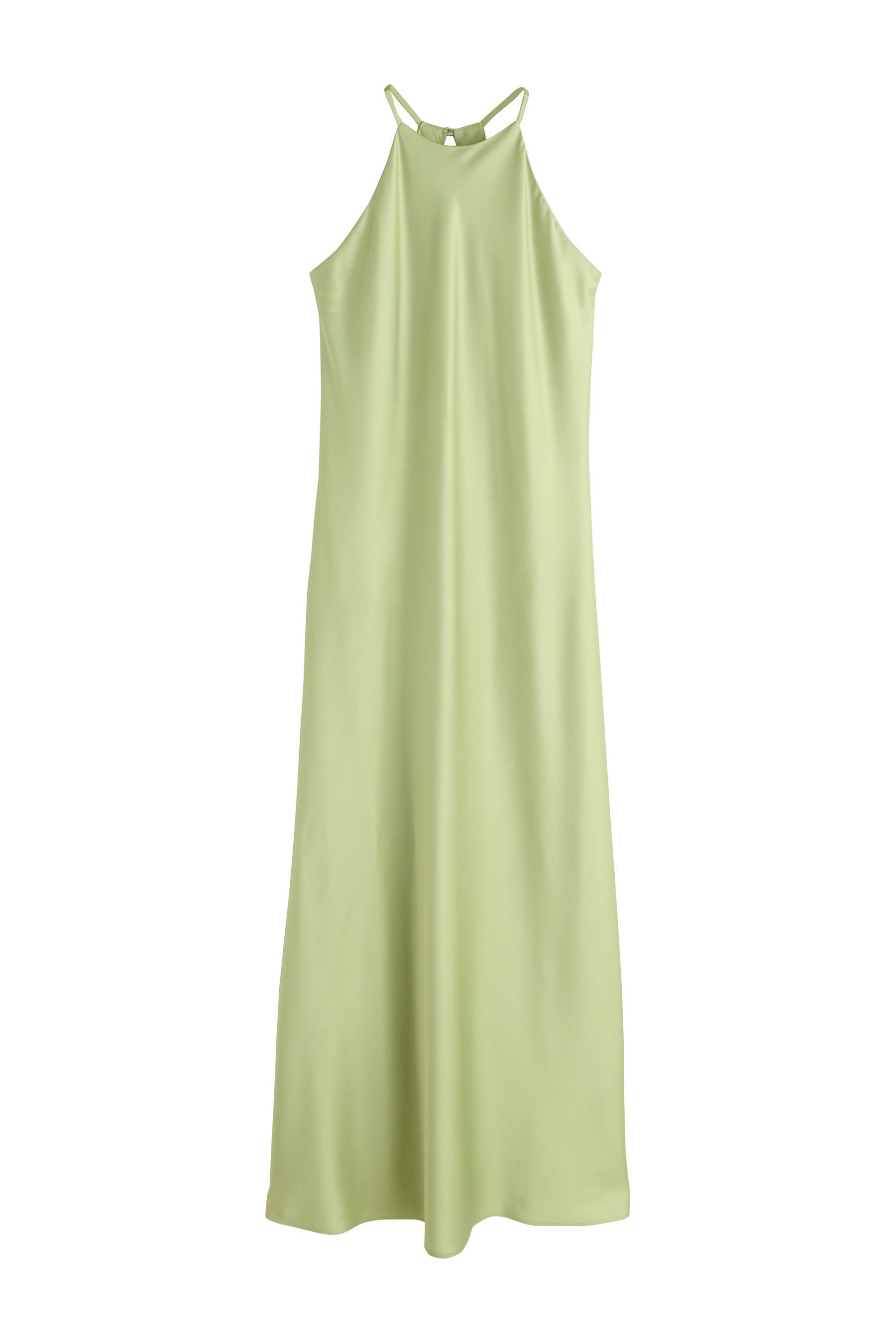 Next Satinkleid Brautjungfern-Maxikleid aus Satin mit Neckholder (1-tlg)