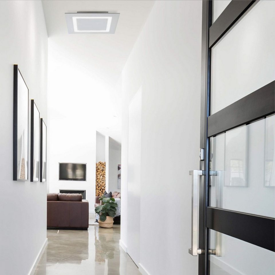 Paul Neuhaus Smarte LED-Leuchte LED Deckenleuchte Q - MIRAN Smart Home,  Smart Home, CCT-Farbtemperaturwechsel, RGB-Farbwechsel, Dimmfunktion,  Memoryfunktion, mit Leuchtmittel, RGB + CCT Farbwechsel, dimmbar per  Fernbedienung