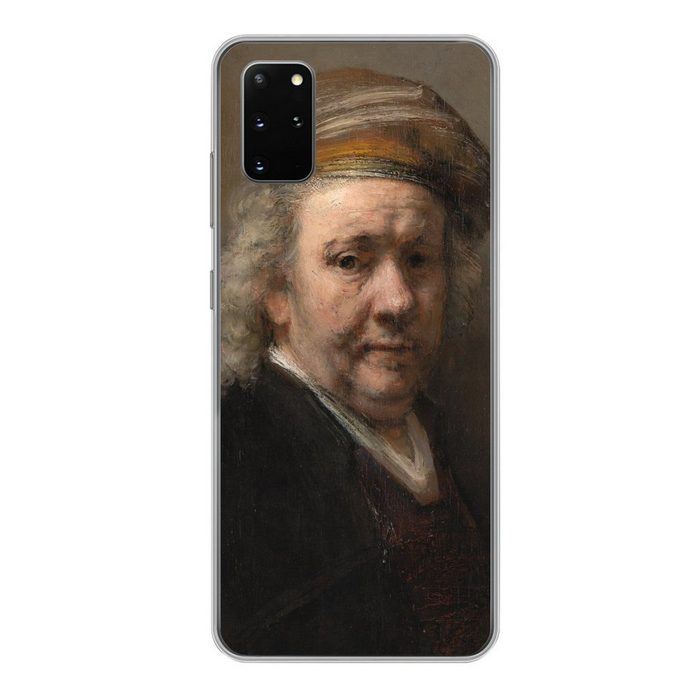 MuchoWow Handyhülle Selbstbildnis - Gemälde von Rembrandt van Rijn Phone Case Handyhülle Samsung Galaxy S20 Plus Silikon Schutzhülle