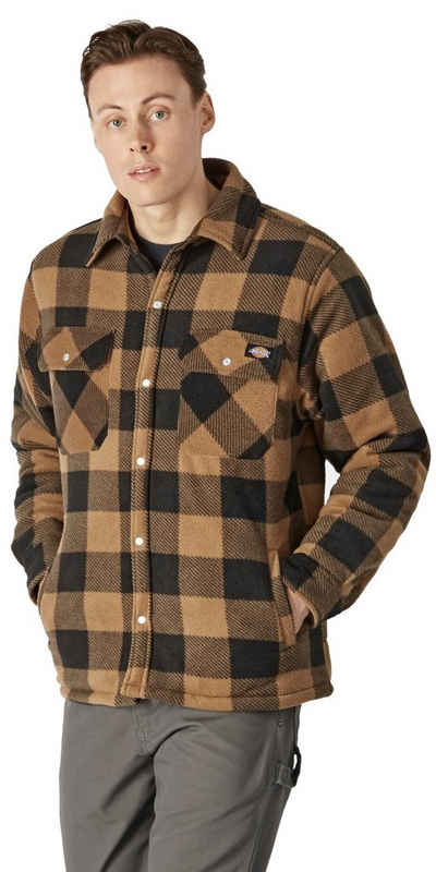 Dickies Thermohemd Portland SH5000, Wattiertes Hemd aus Fleece im Holzfällerlook