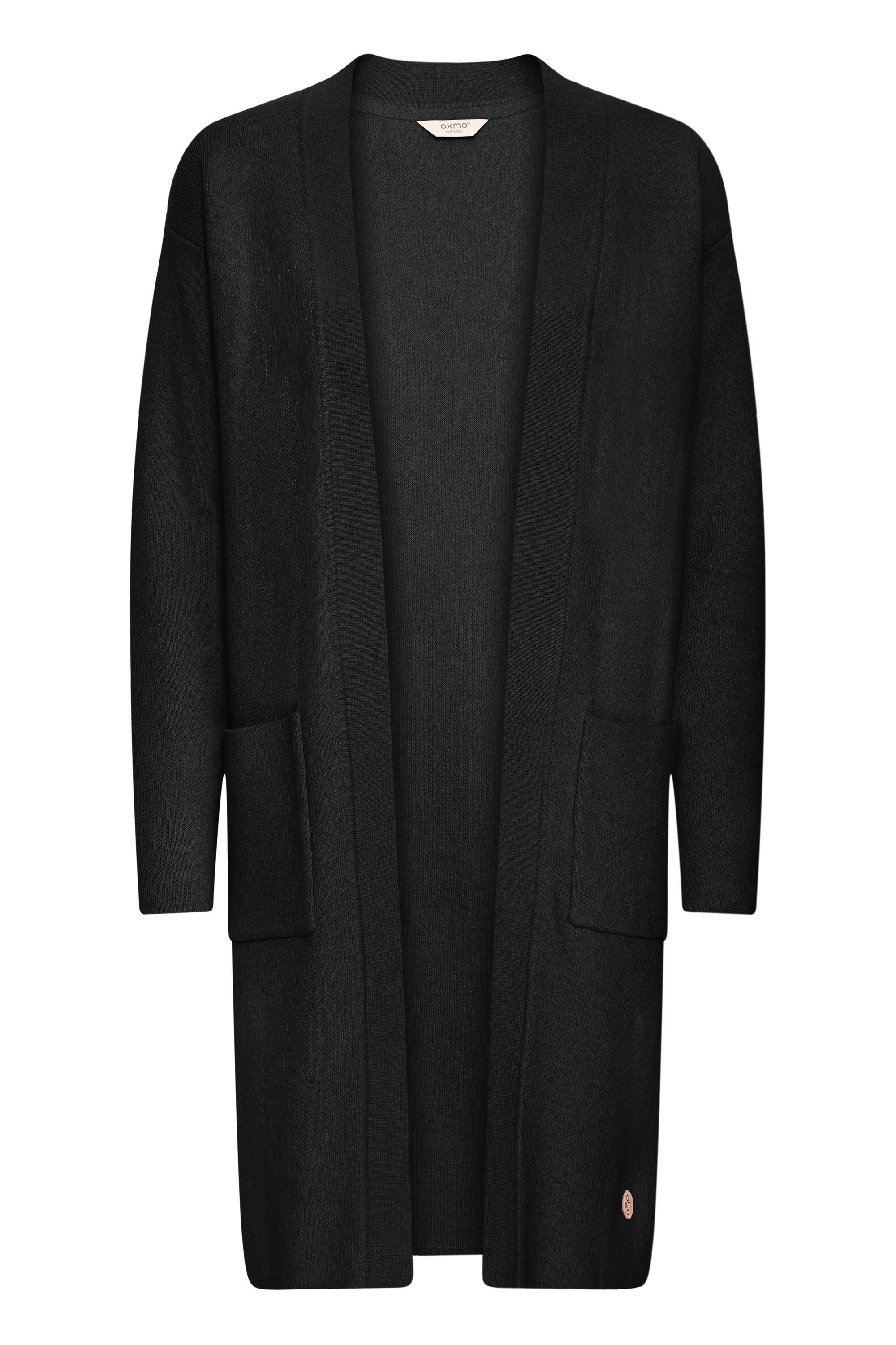 OXMO Strickjacke OXFINA Langer Feinstrick-Cardigan mit Taschen günstig online kaufen
