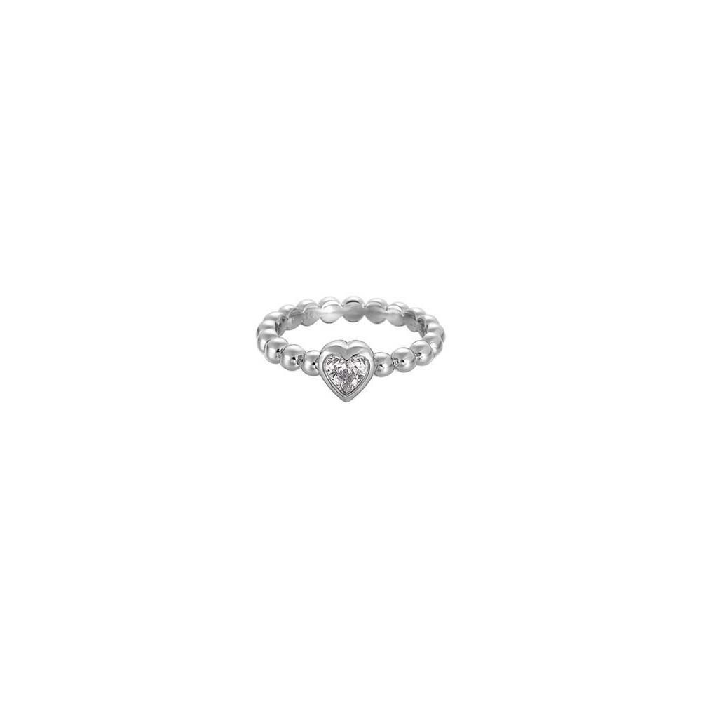 Esprit Fingerring Ring Damen 925er Sterling-Silber Gold Gr. 56 (17,8mm) ESRG91751B180