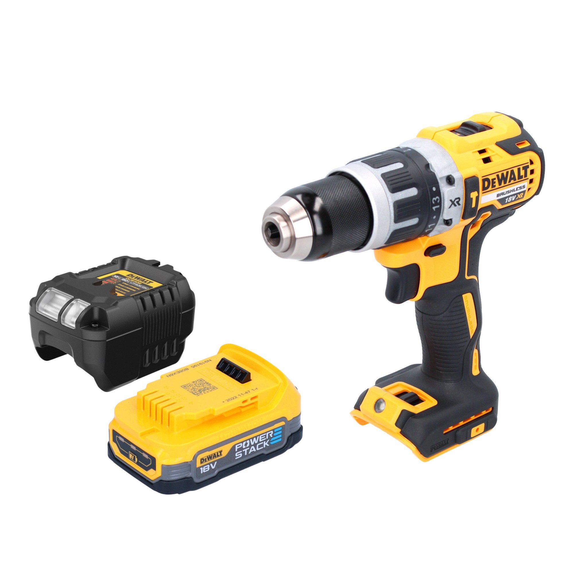 DeWalt Akku-Schlagbohrschrauber DCD 796 E1 Akku Schlagbohrschrauber 18 V 70 Nm Brushless + 1x