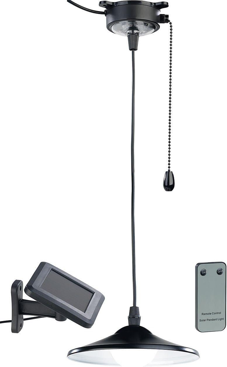 Diyarts LED Solarleuchte, Deckenlampe mit Zugschalter, 40 Lumen, IP44, Fern günstig online kaufen