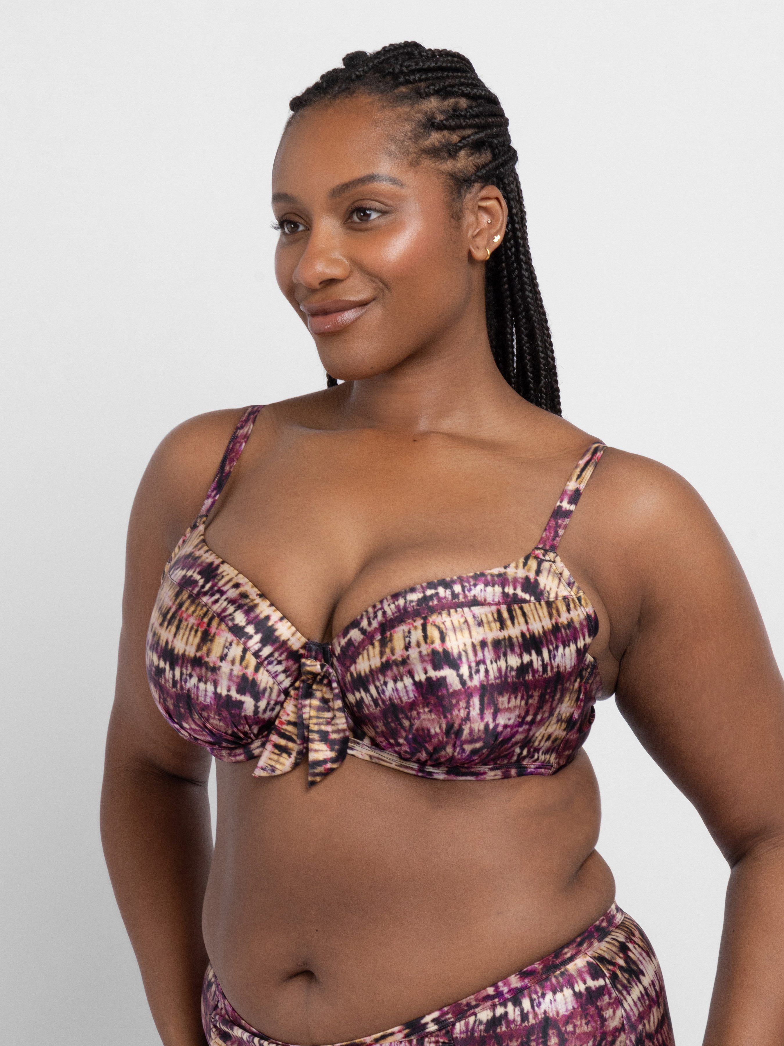 Dorina Bügel-Bikini-Top Amnesia, Batikmuster günstig online kaufen