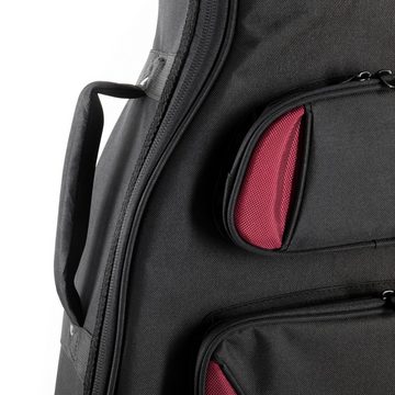 FAME Gitarrentasche (Gigbag Westerngitarre, wetterfeste Gitarrentasche für Akustik-Gitarre, Tasche mit 3 Zubehörfächern und gepolsterten Tragegriff), Gigbag Westerngitarre, wetterfeste Gitarrentasche, Akustik-Gitarre T