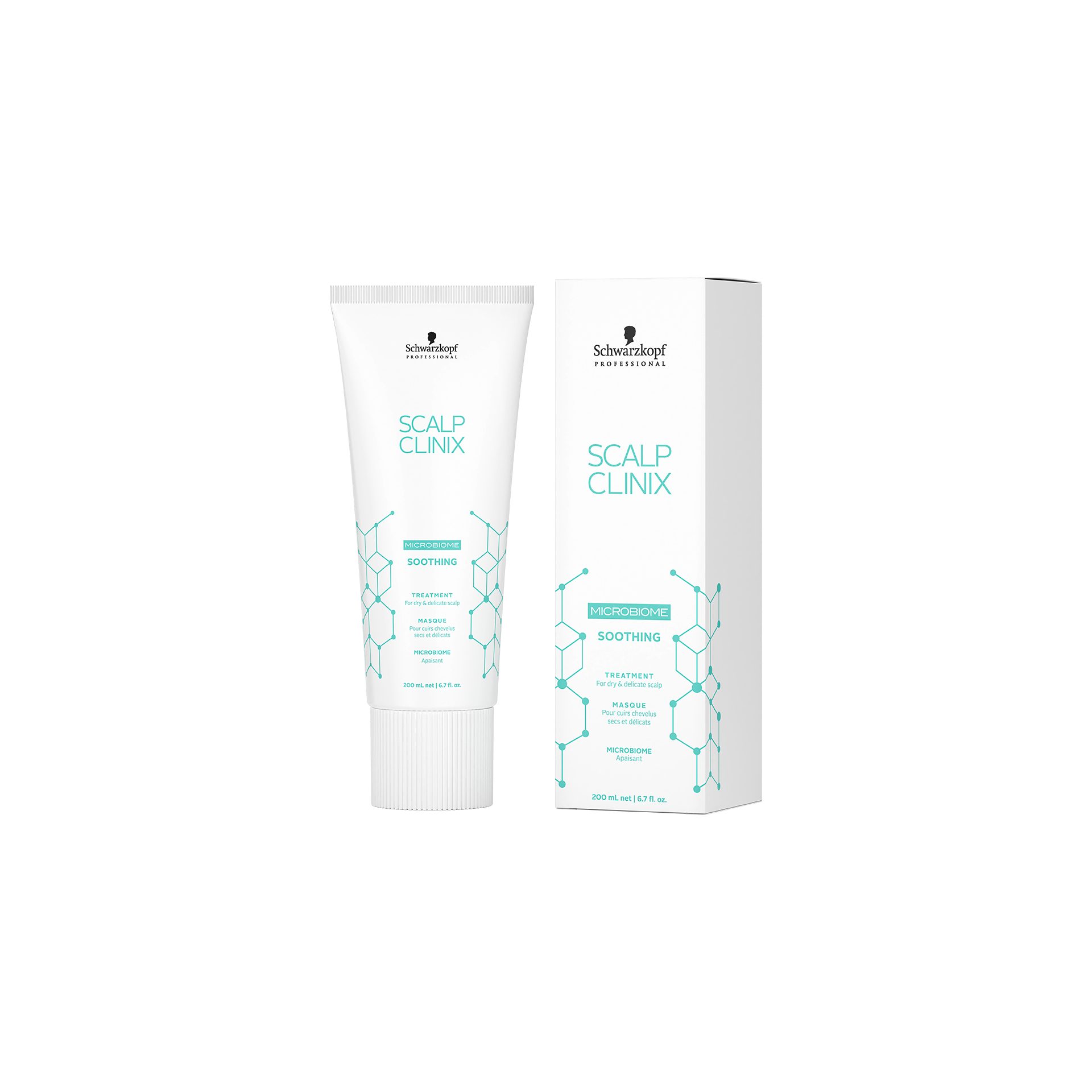 Schwarzkopf Professional Leave-in Pflege Schwarzkopf Professional Scalp Clinix Soothing Treatment 200 ml, Packung, 1-tlg., Kopfhautbehandlung für trockene & empfindliche Kopfhaut