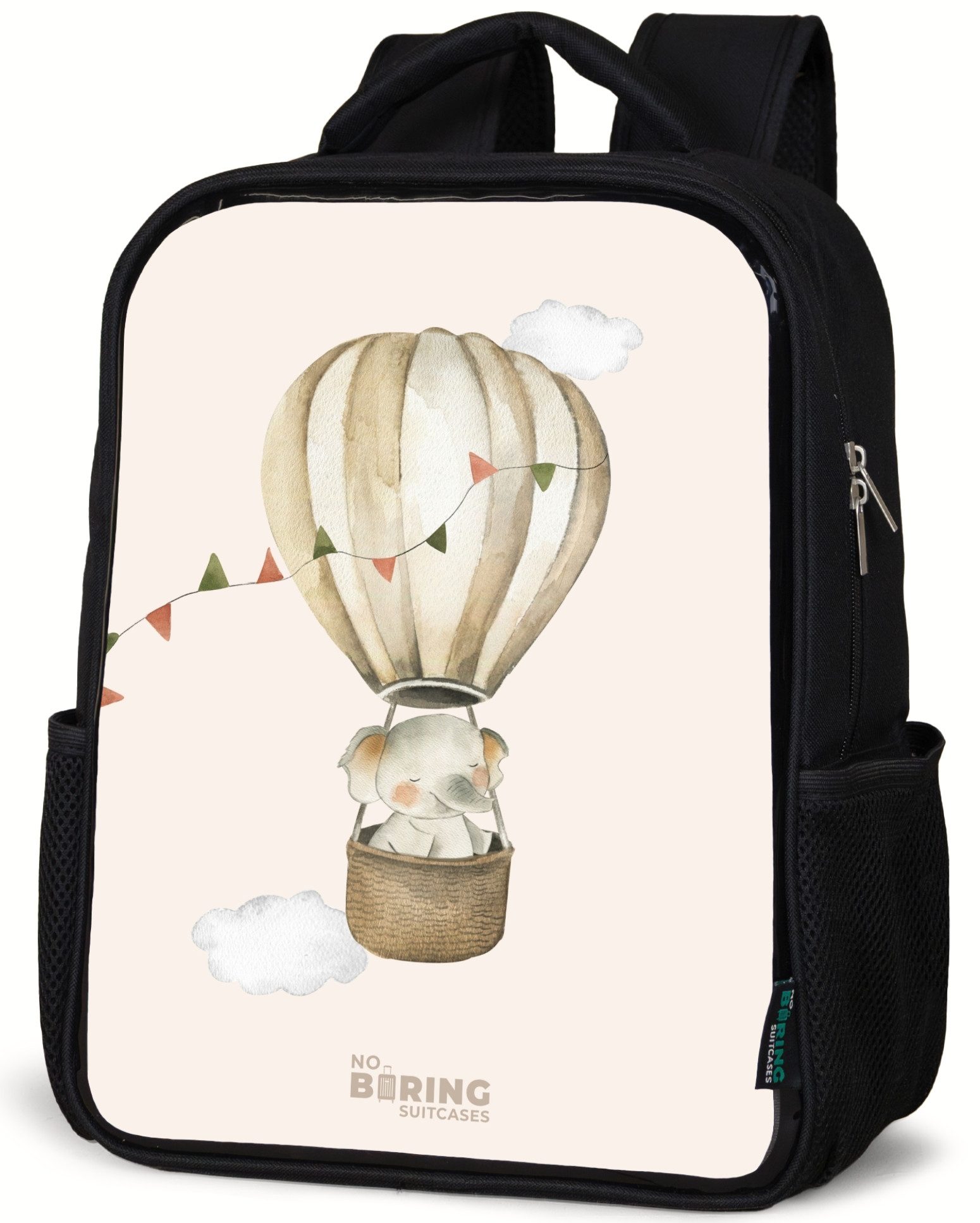 Elefant im Heißluftballon