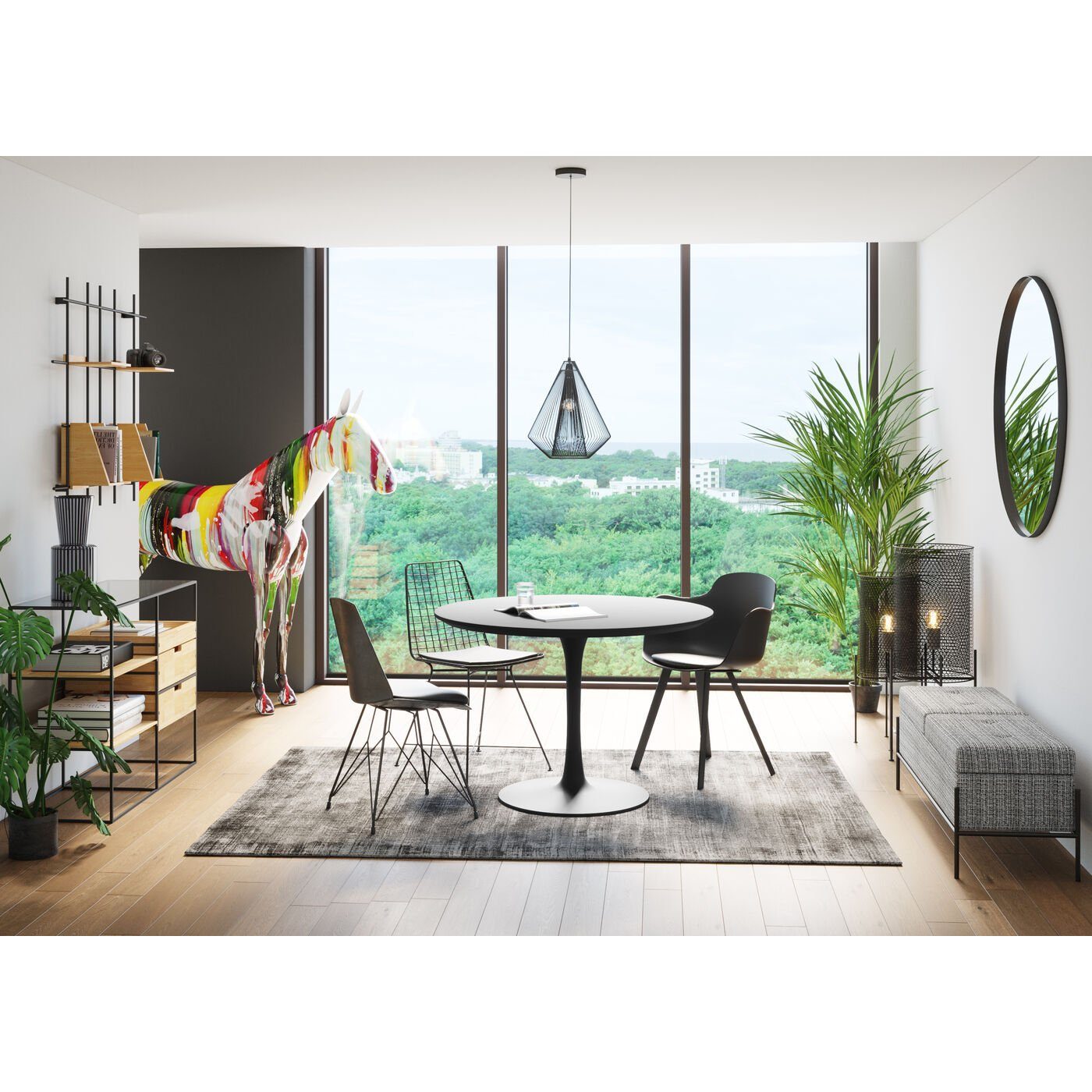 Kare Design Esstisch Schickeria, Ø110cm günstig online kaufen