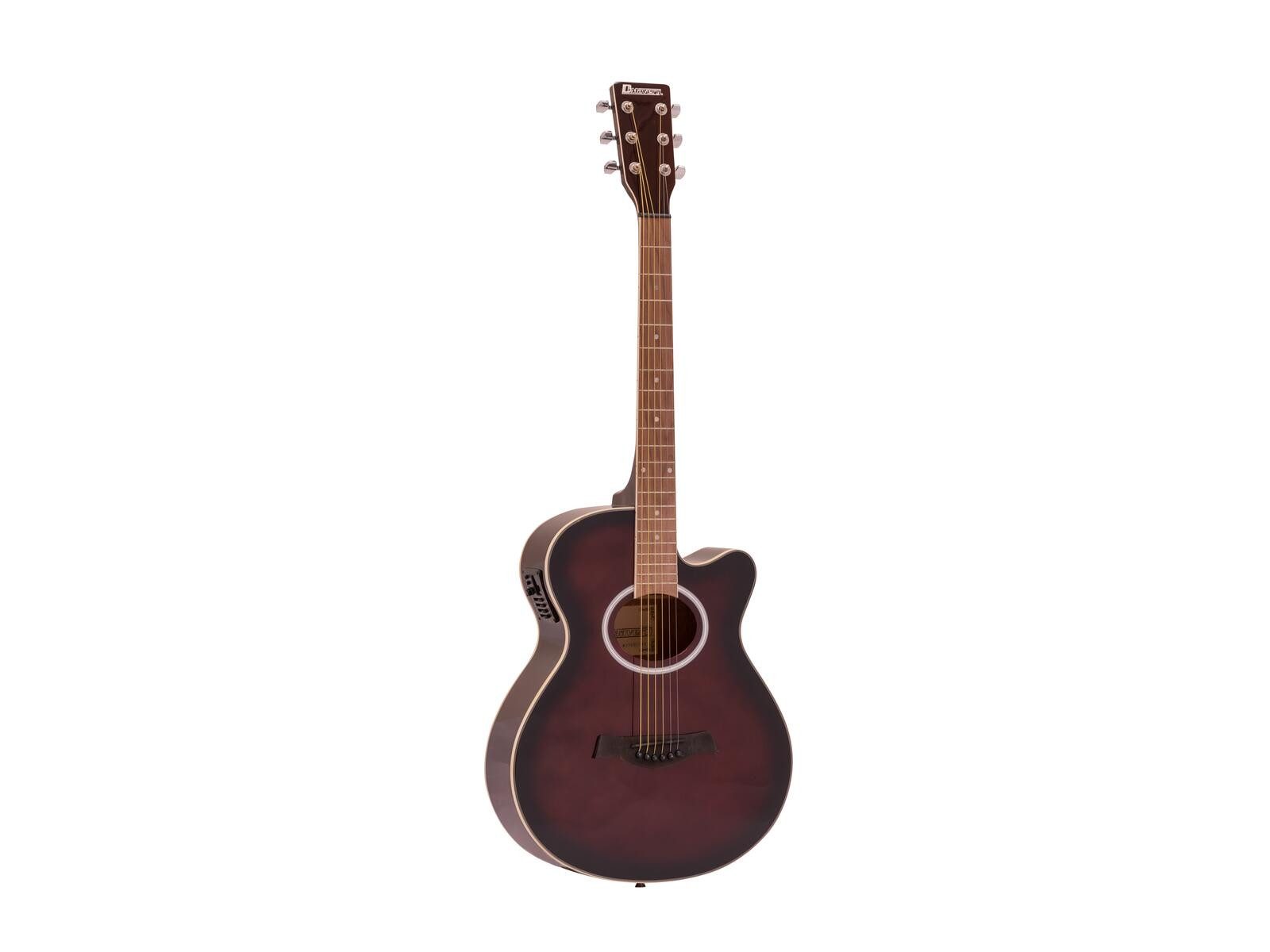 Akustikgitarre DIMAVERY AW-400 Westerngitarre, redburst