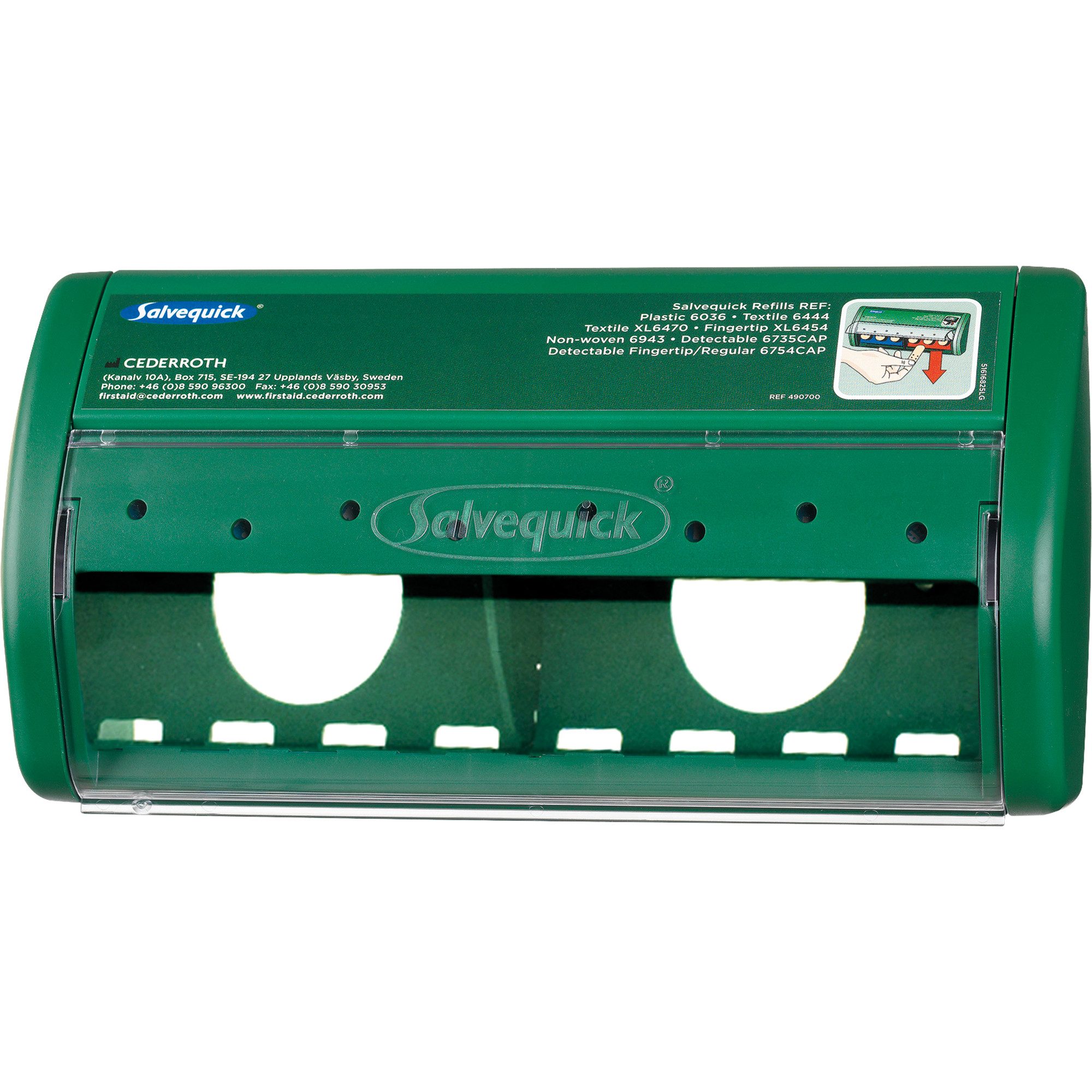 Salvequick® Erste-Hilfe-Set Пластырь-Spender 490710 grün