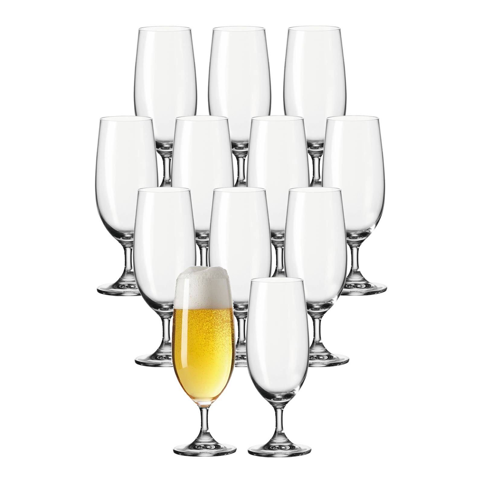 LEONARDO Bierglas Daily Biergläser 360 ml 12er Set, 12-tlg., Glas