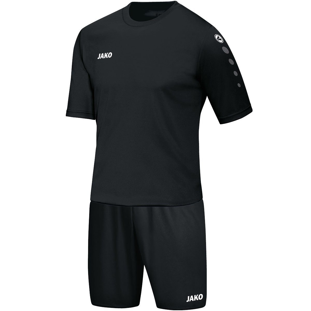 Jako T-Shirt Trikot Team Kurzarm (100% Polyester) schwarz Jungen – Bild 3 von 3