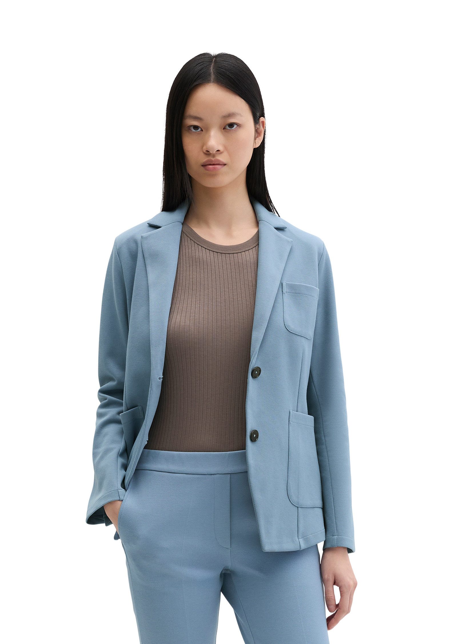 Marc O'Polo Jerseyblazer aus Organic Cotton-Mix