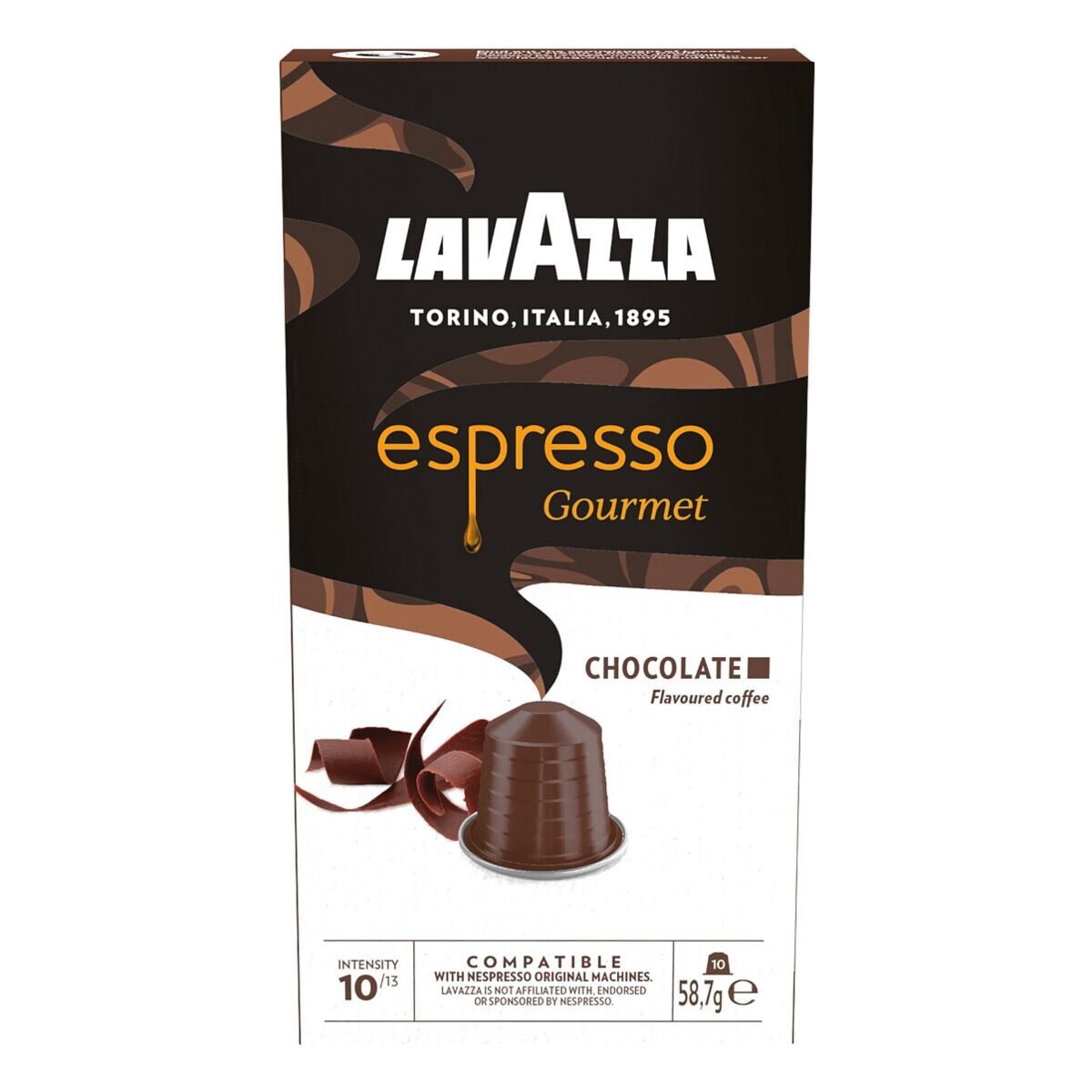 Lavazza Kaffee Espresso Chocolate, 10 Kaffeekapseln