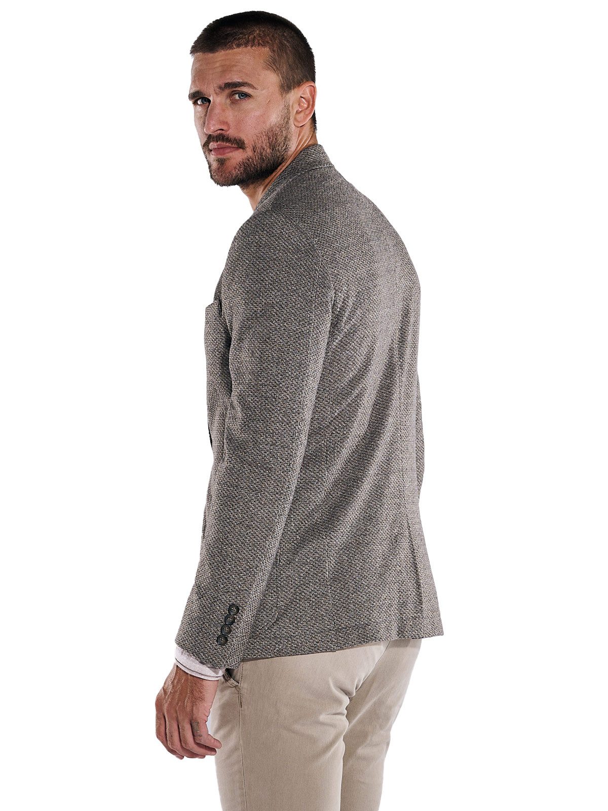 emilio adani Sakko emilio adani Herren Freizeit-Sakko slim fit, Hellbraun günstig online kaufen