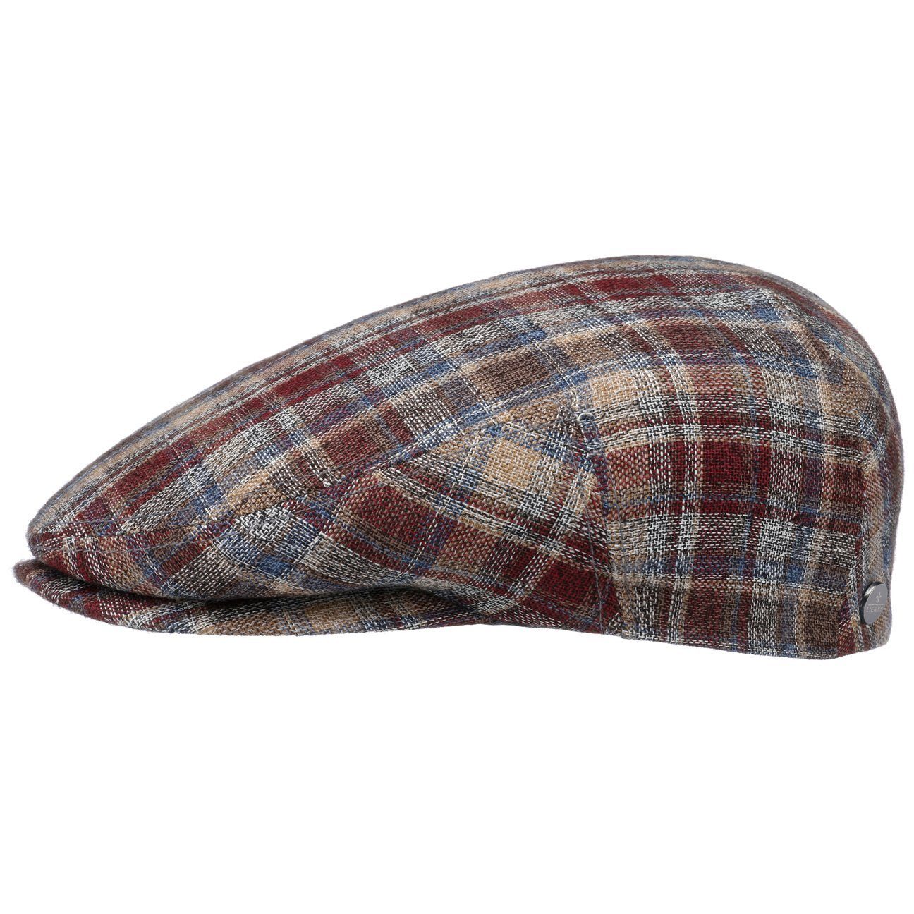 Lierys Flat Cap (1-St) Schirmmütze mit Schirm, Made in the EU rot