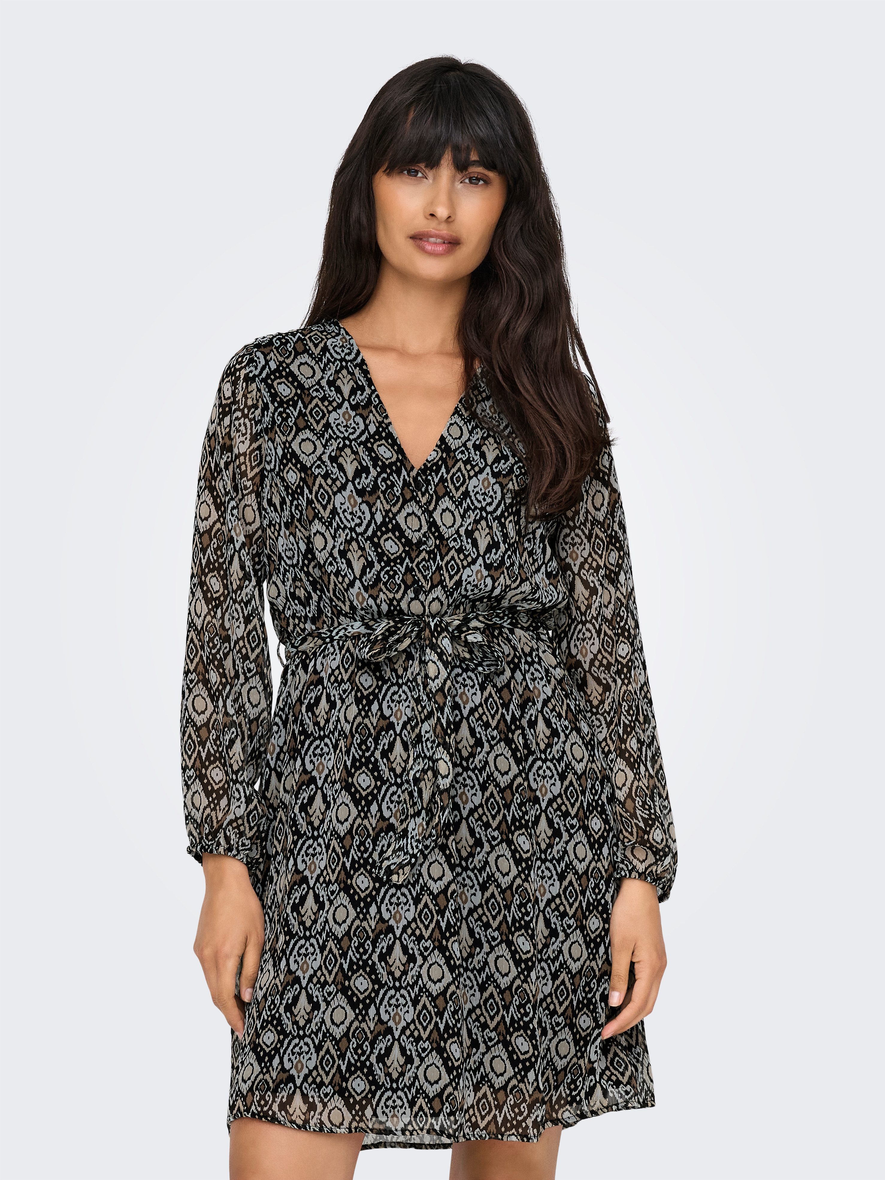 ONLY Druckkleid ONLCERA 3/4 SHORT DRESS günstig online kaufen