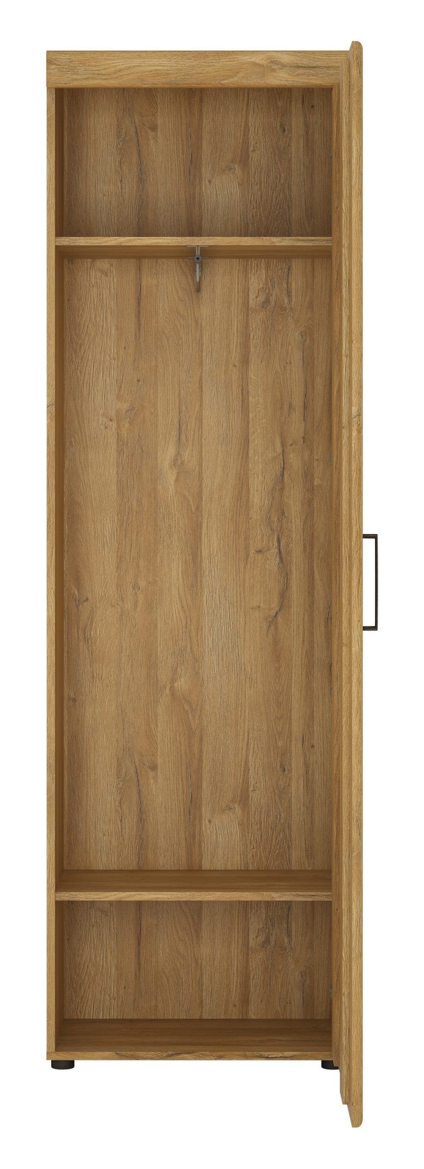 freiraum Garderobenschrank CORTINA in Grandson Eiche Dekor - 58x195x37,4 (BxHxT)
