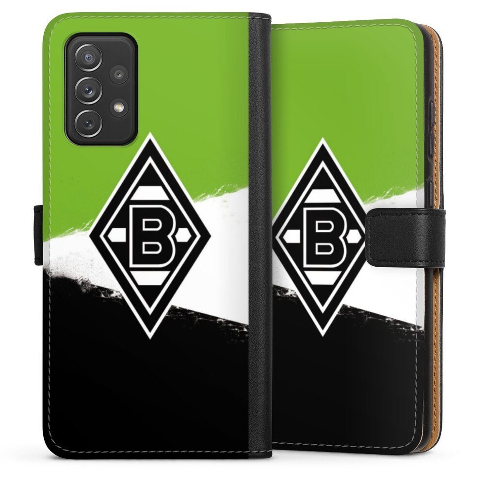 DeinDesign Handyhülle BMG Borussia Mönchengladbach Offizielles Lizenzprodukt, Samsung Galaxy A72 Hülle Handy Flip Case Wallet Cover