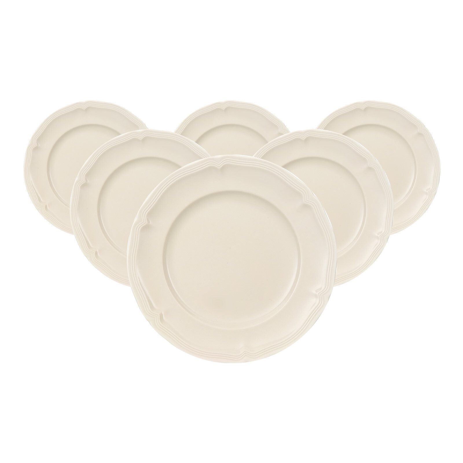 Villeroy & Boch Brotteller Manoir Brotteller ø 17,4 cm 6er Set, (6 St)