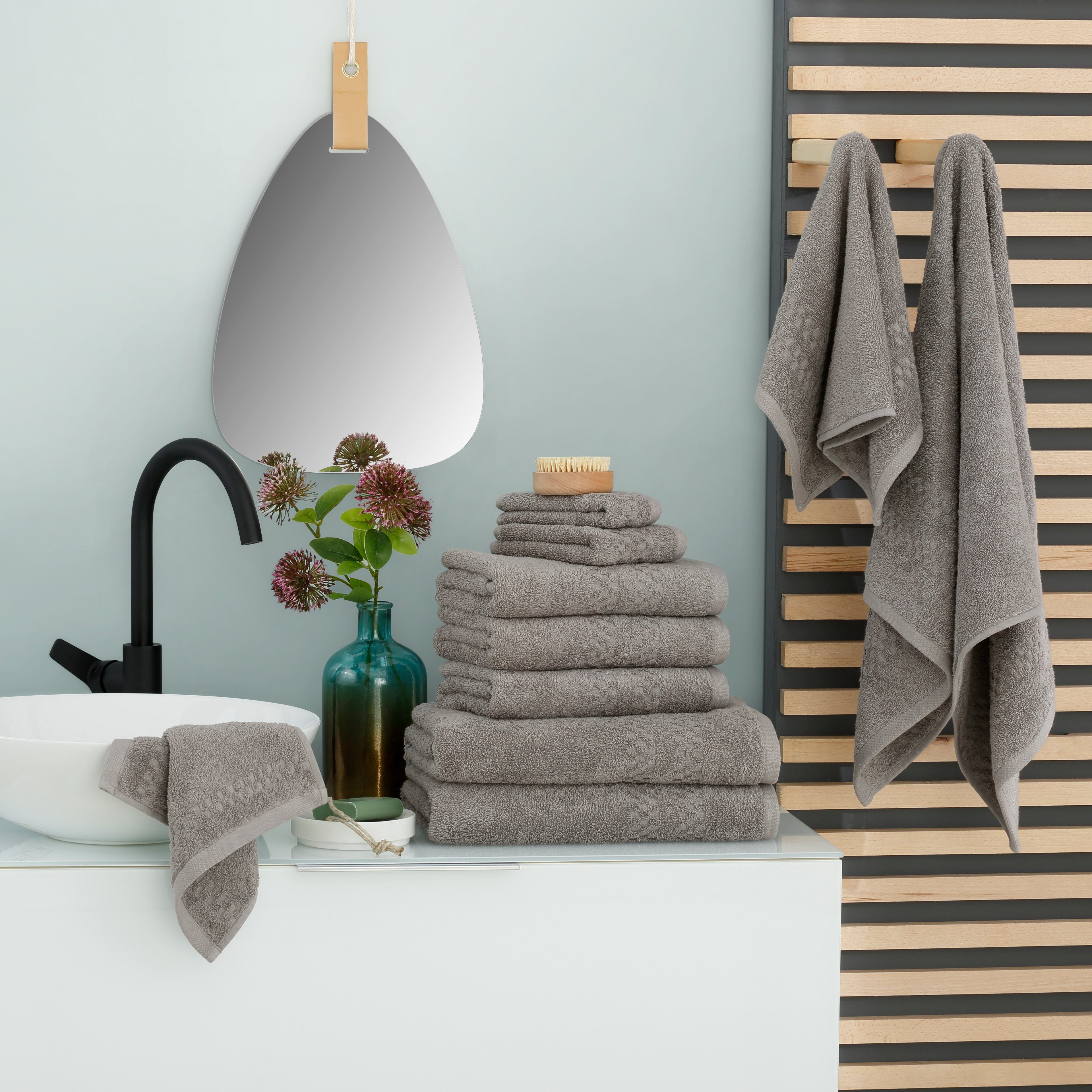 Home affaire Handtuch Set »Regona, auch als 10 tlg Set, Serie, Premium Hand günstig online kaufen