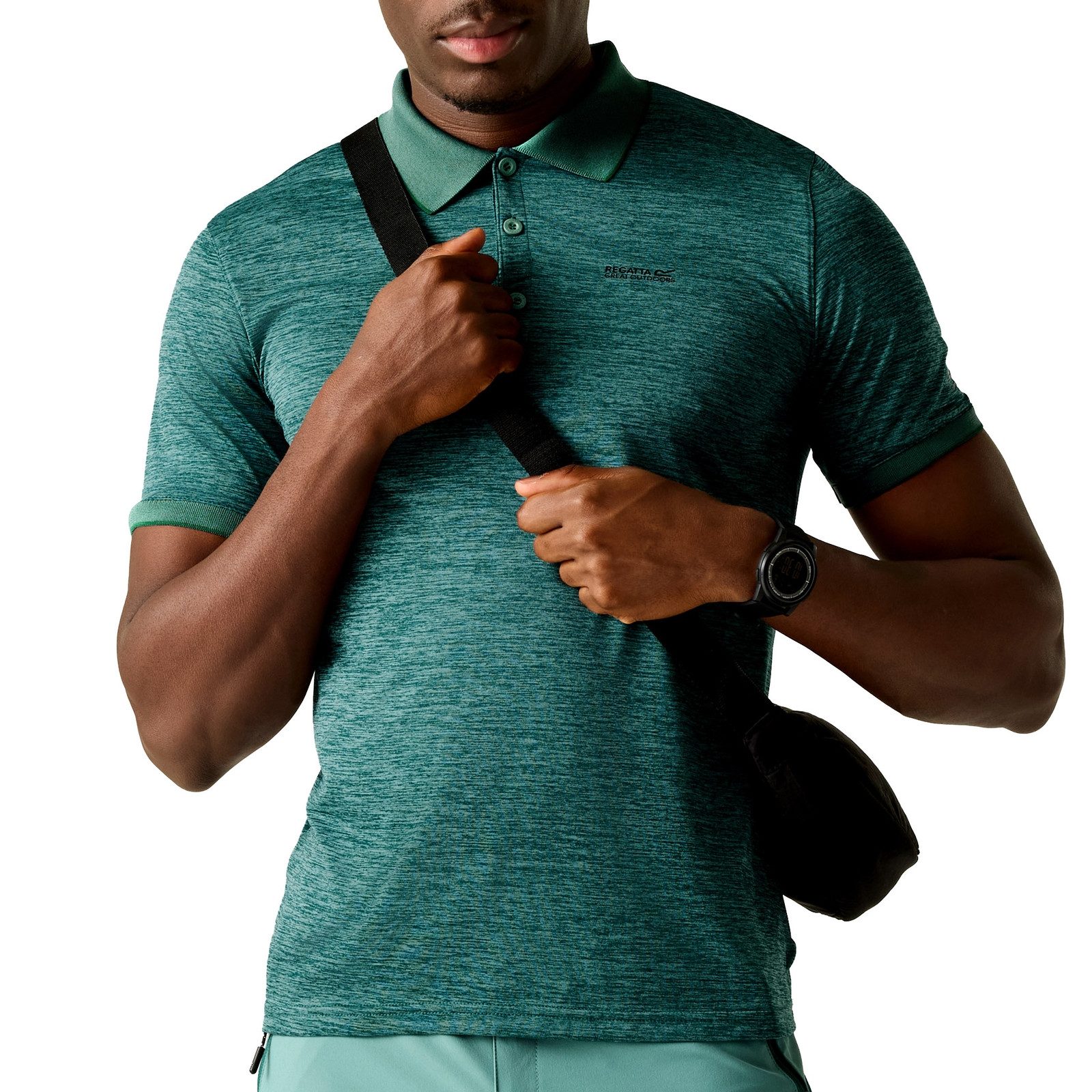 Regatta Poloshirt Remex II mit Markenlogo auf dem Ärmel – Bild 3 von 3