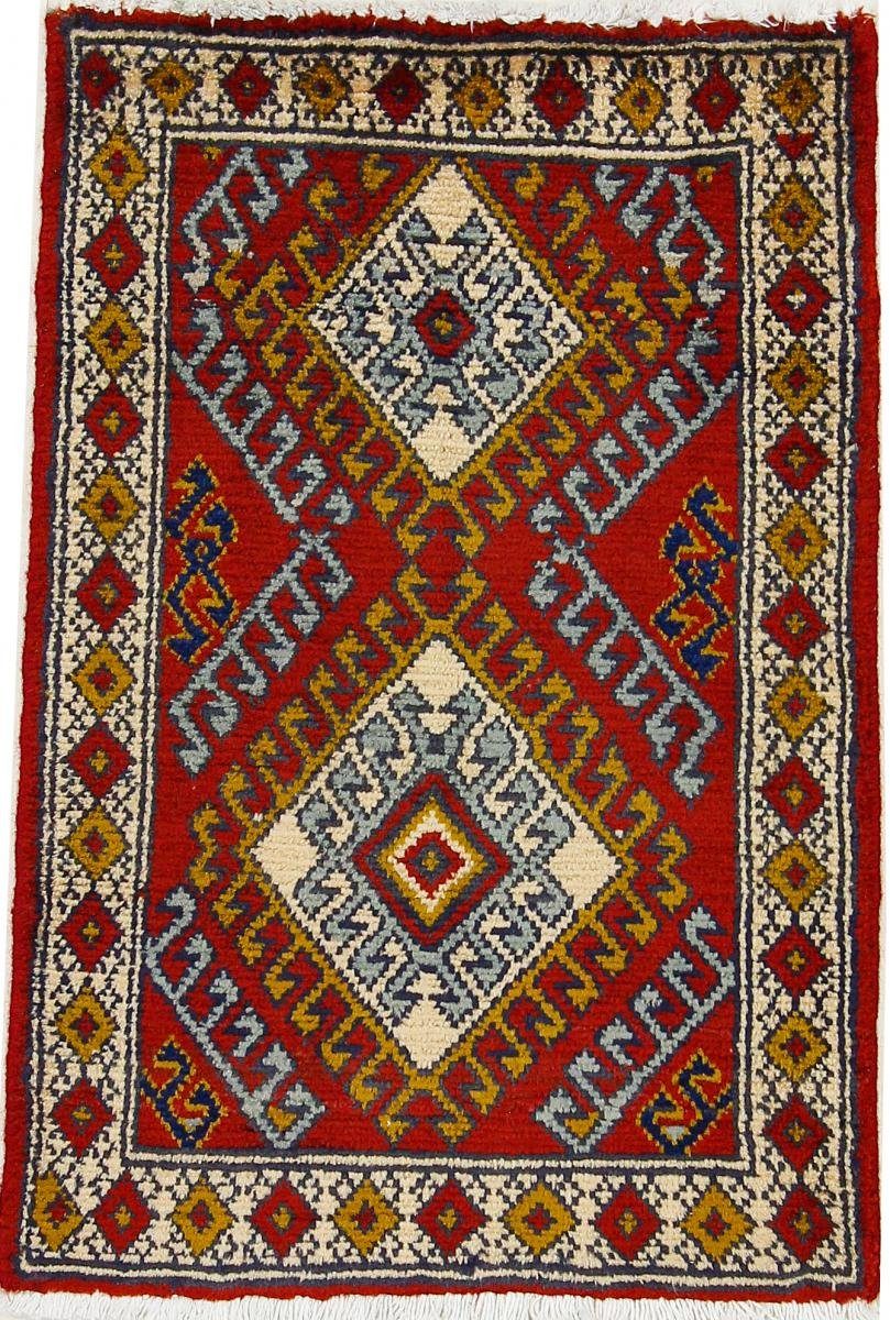 Orientteppich Turkaman 56x85 Handgeknüpfter Orientteppich / Perserteppich, Nain Trading, rechteckig, Höhe: 6 mm