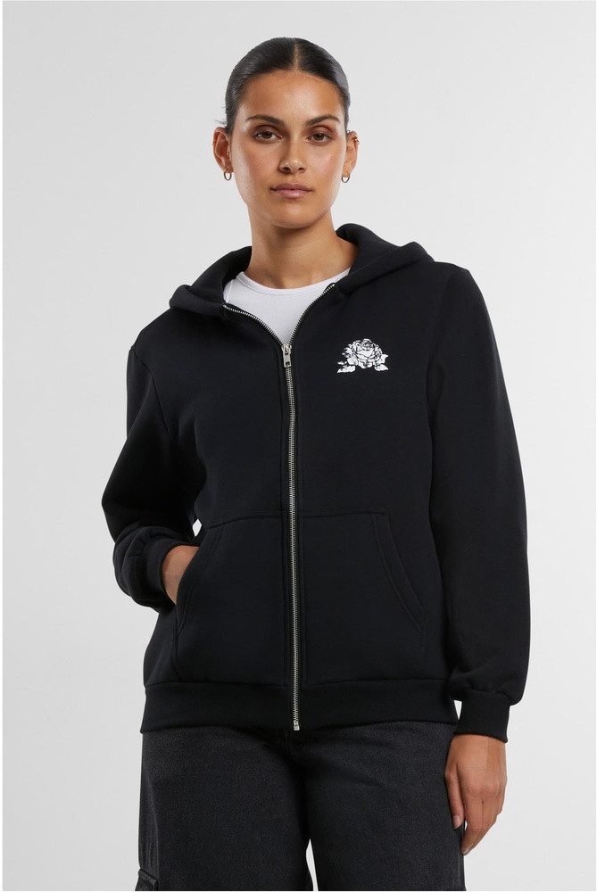 Mister Tee Hoodie Romantic Dreamers Ladies Fluffy Zip Hoody