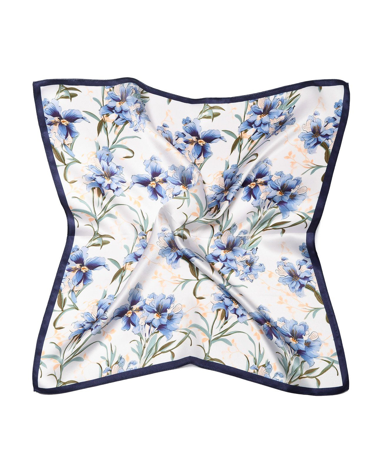 MayTree Seidentuch quadratisch,Oleander 53x53 cm, Nickituch, Bandana-Schal, günstig online kaufen