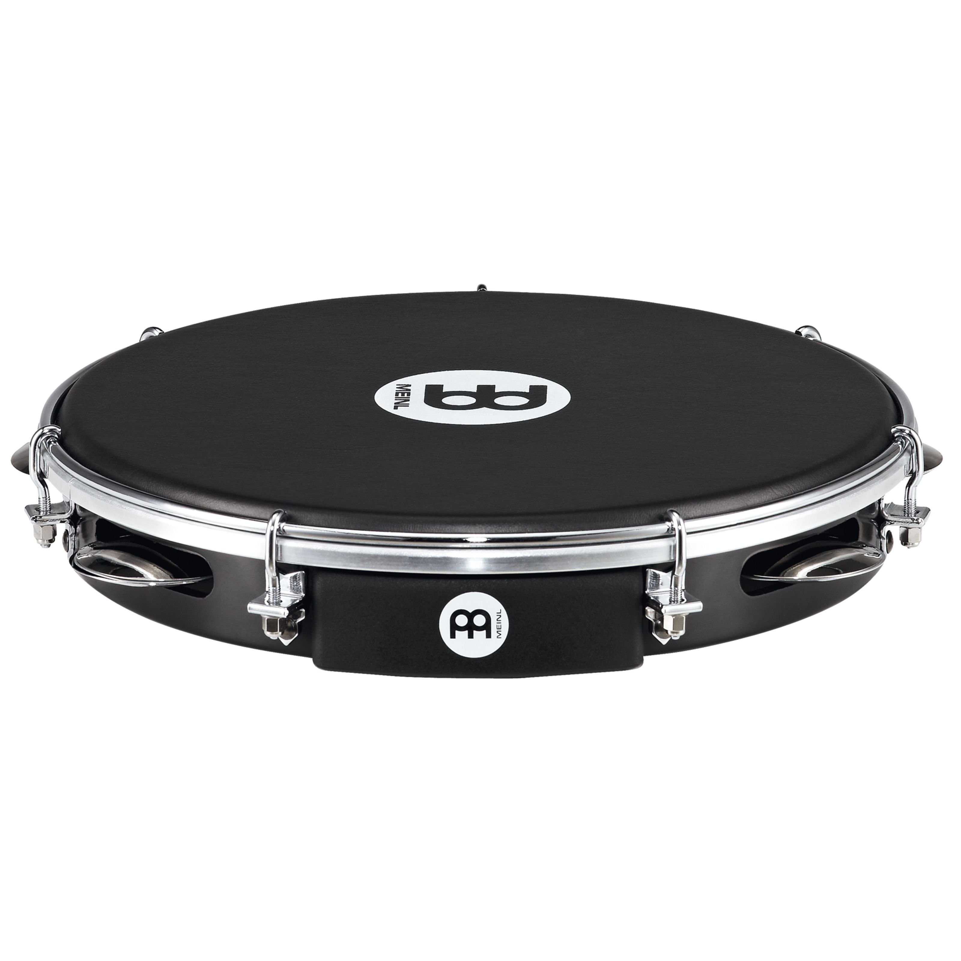 Meinl Percussion Tambourine,Pandeiro PA10ABS-BK-NH 10" Nappa Head, Percussion, Tambourines, Pandeiro PA10ABS-BK-NH, 10", Nappa Head - Tambourine