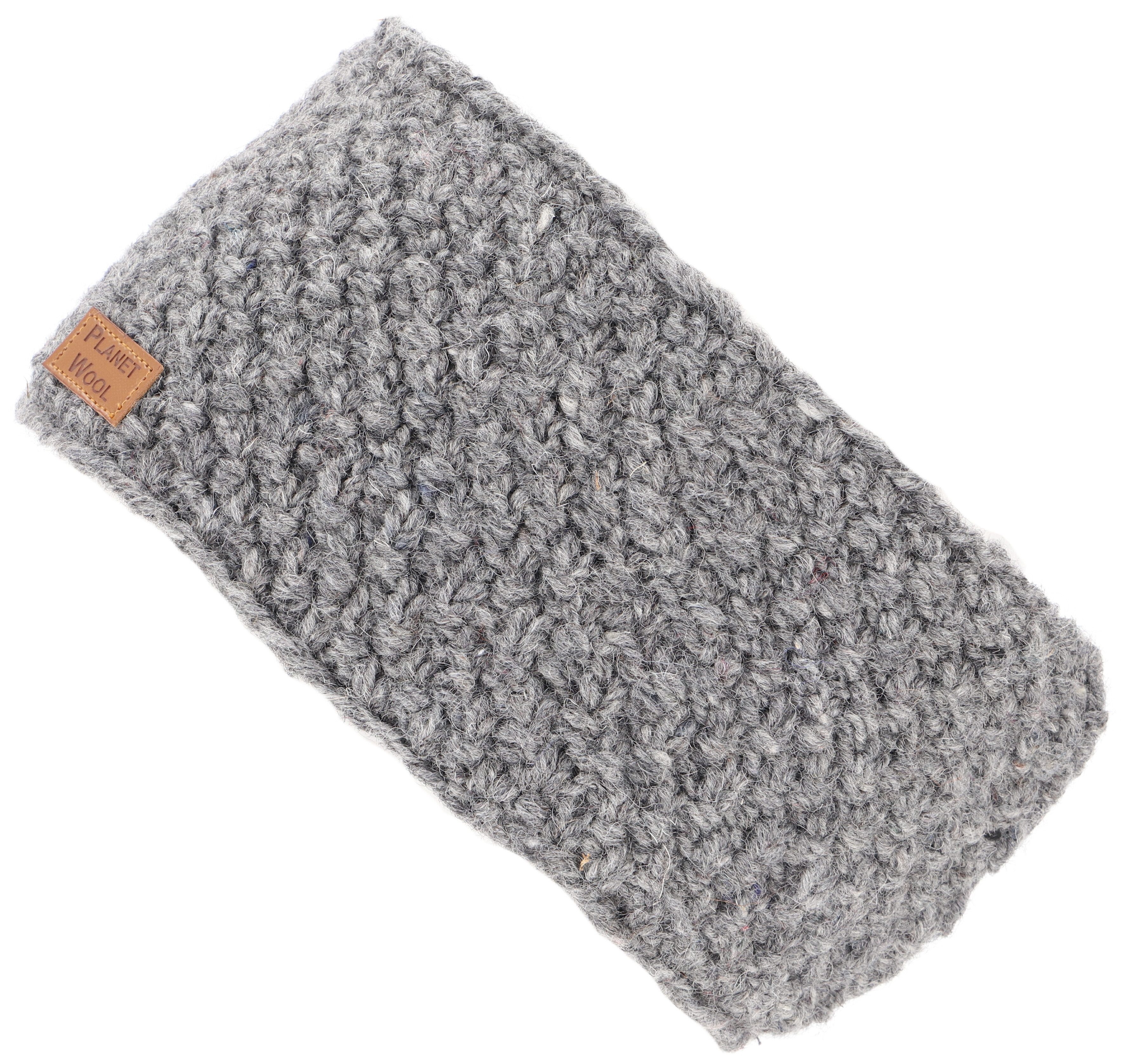 Guru-Shop Stirnband Woll-Strick-Stirnband aus Nepal mit Perlmuster.. günstig online kaufen